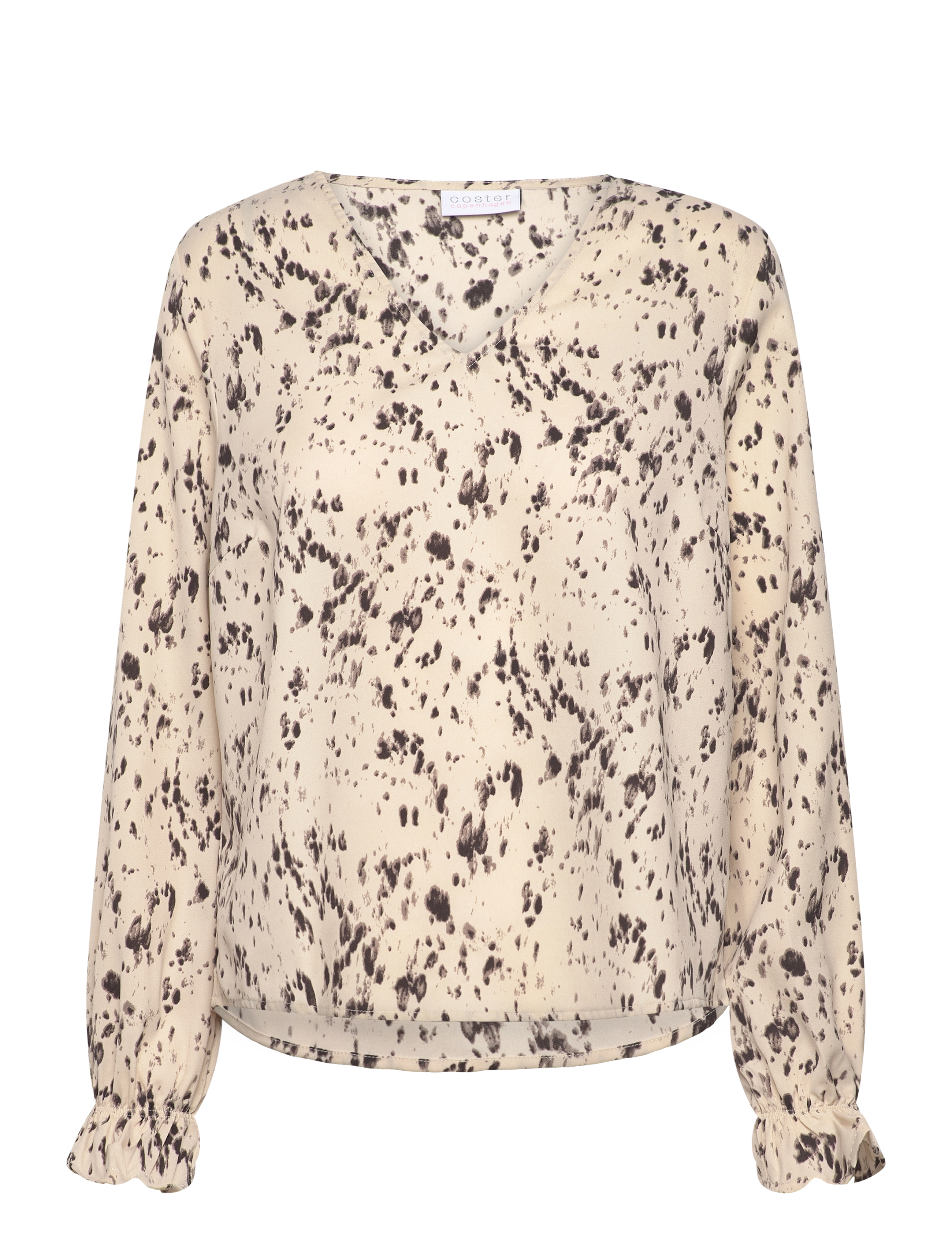 Coster Copenhagen Blouse in sprinkle print - Bluser & Skjorter - SPRINKLE PRINT -903 / cream