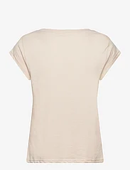 Coster Copenhagen - T-shirt with face print - Cap sleev - t-skjorter - creme - 1