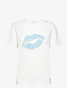 T-shirt with kissing lips - Mid sle, Coster Copenhagen
