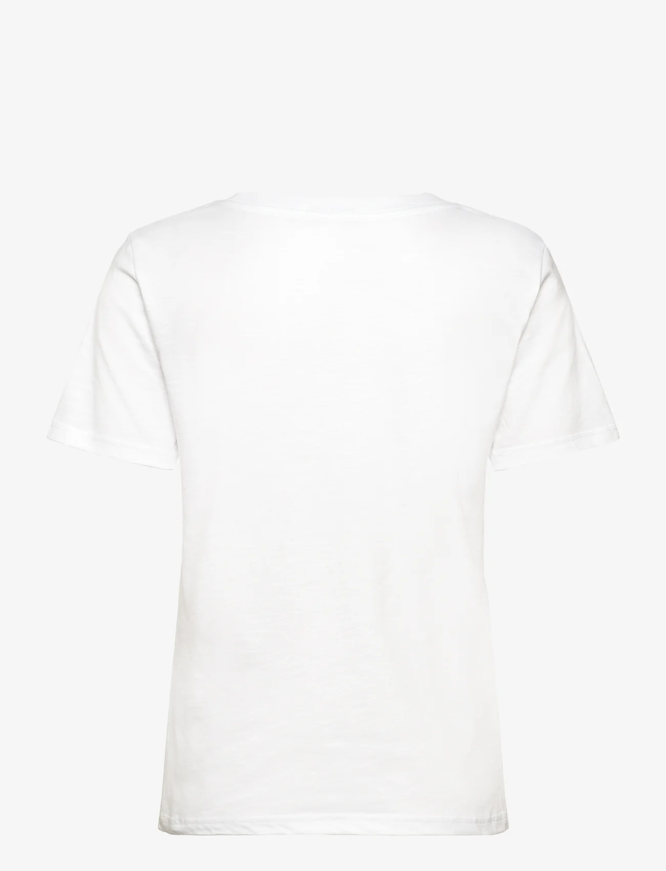 Coster Copenhagen - T-shirt with kissing lips - Mid sle - marškinėliai - white - 1