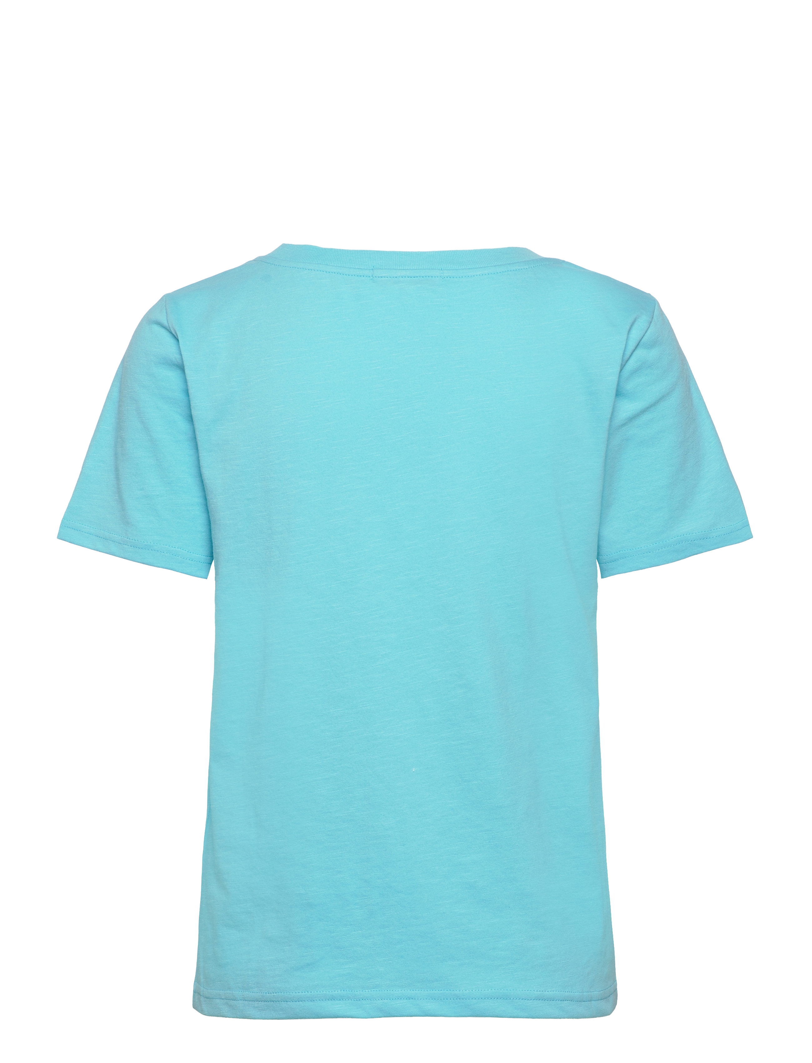 Coster Copenhagen - T-shirt with paint mix - Mid sleeve - t-shirts - aqua blue - 1