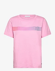 Coster Copenhagen - T-shirt with gradient stripe - Mid - t-särgid - baby pink - 0