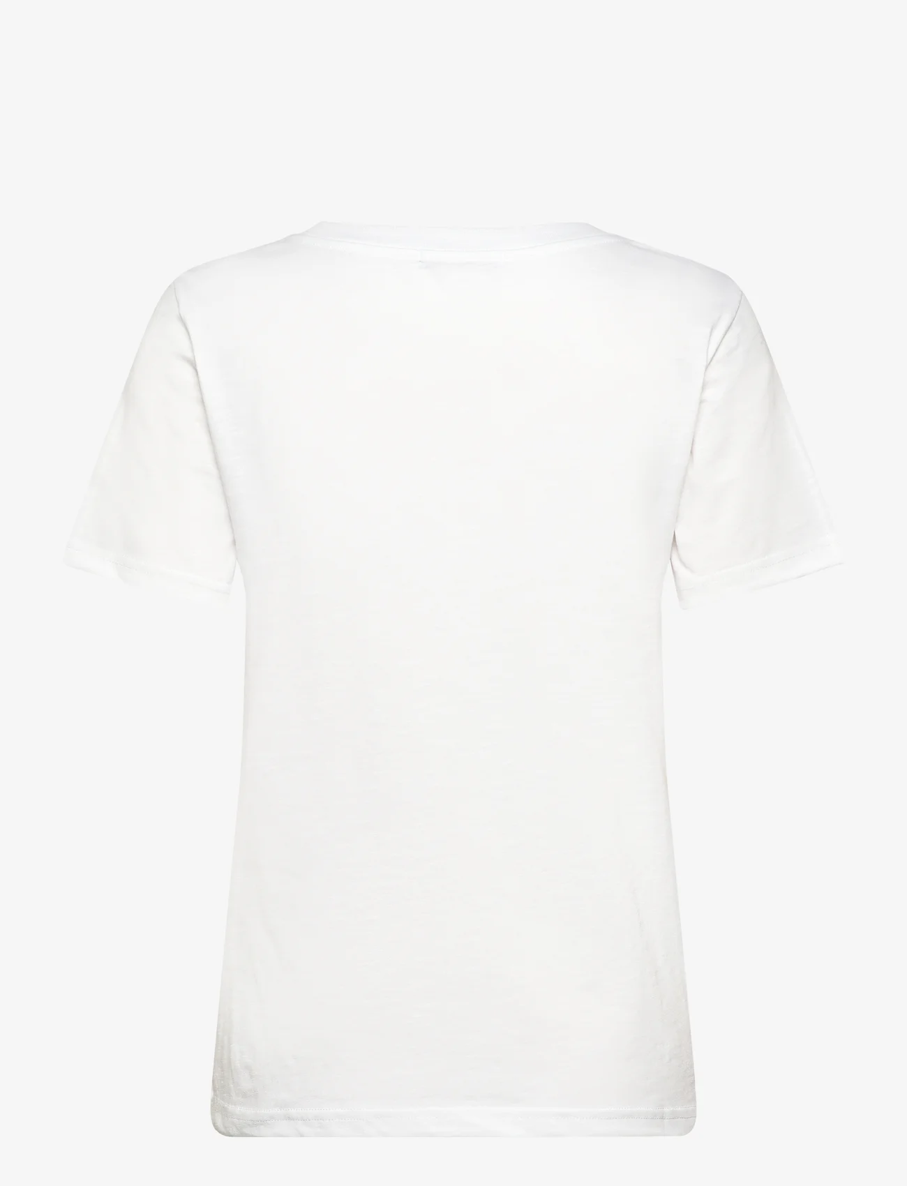 Coster Copenhagen - T-shirt with gradient stripe - Mid - t-shirts - white - 1