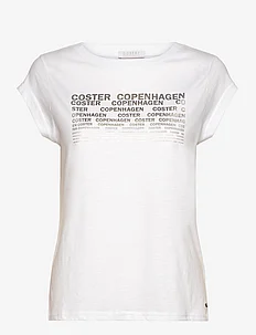 T-shirt with Coster print - Cap sle, Coster Copenhagen