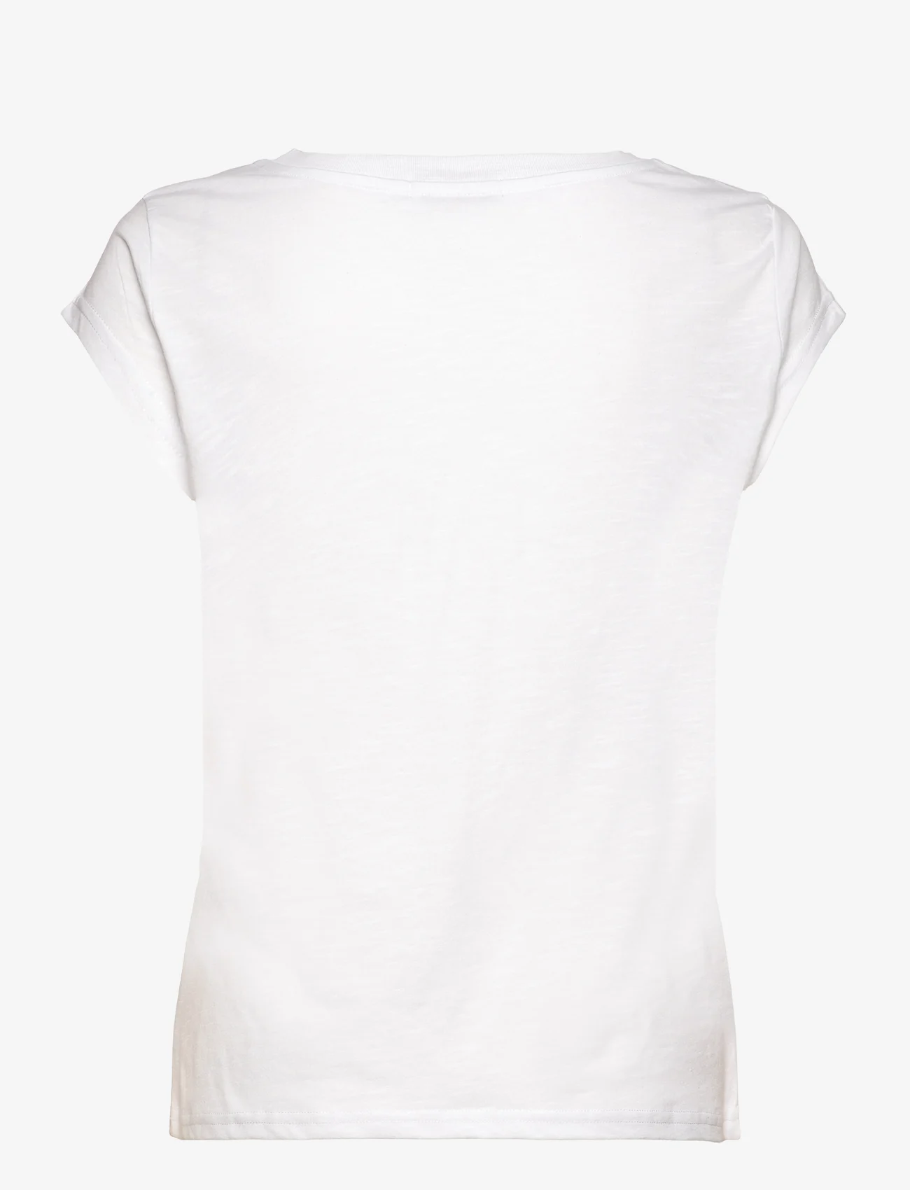 Coster Copenhagen - T-shirt with Coster print - Cap sle - t-paidat - white - 1