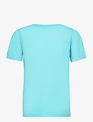Coster Copenhagen - T-shirt with pleats - t-skjorter - aqua blue - 1