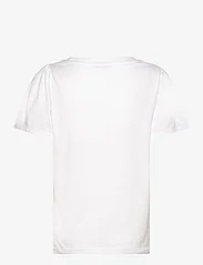 Coster Copenhagen - T-shirt with pleats - t-skjorter - white - 1
