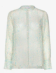 Coster Copenhagen - Shirt in leo splash print - long-sleeved blouses - leo splash print - 0