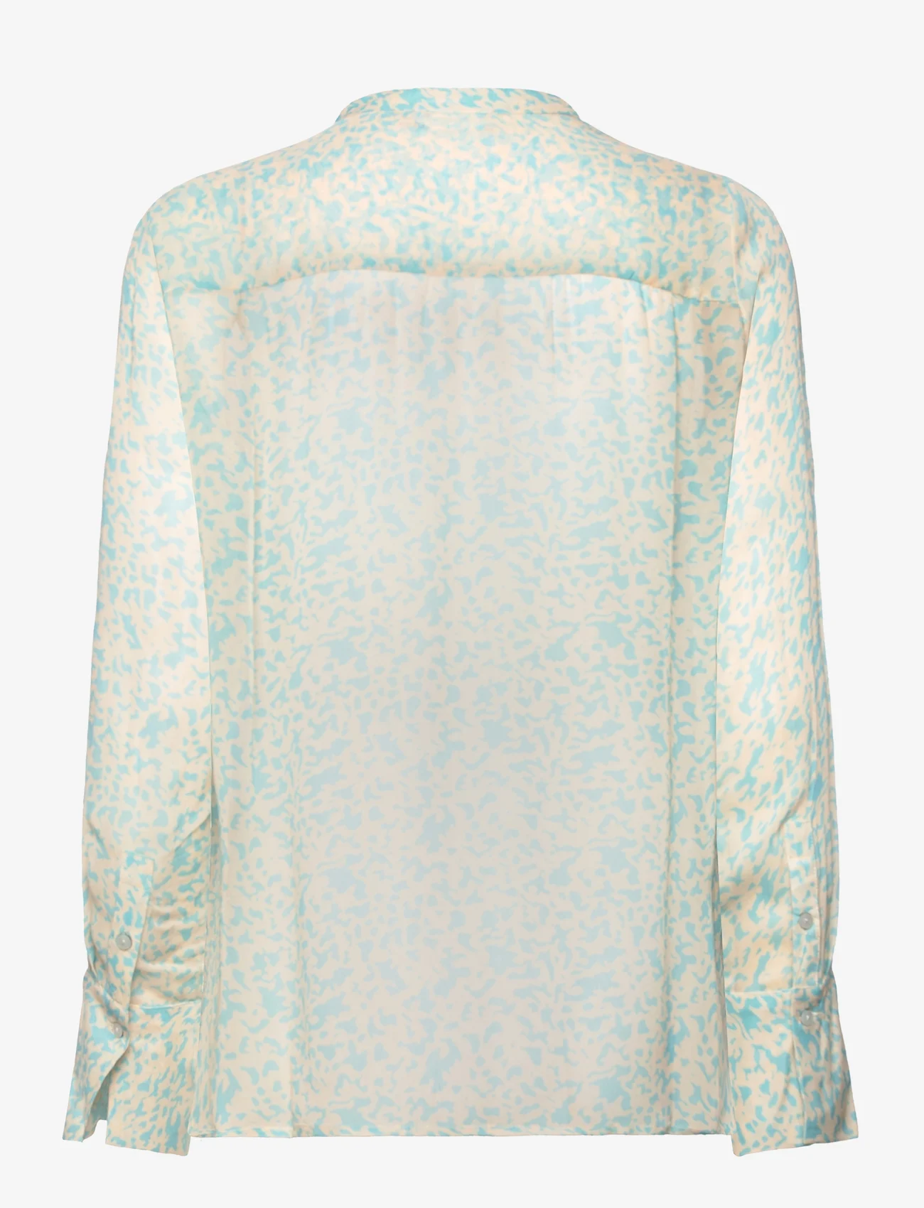 Coster Copenhagen - Shirt in leo splash print - long-sleeved blouses - leo splash print - 1