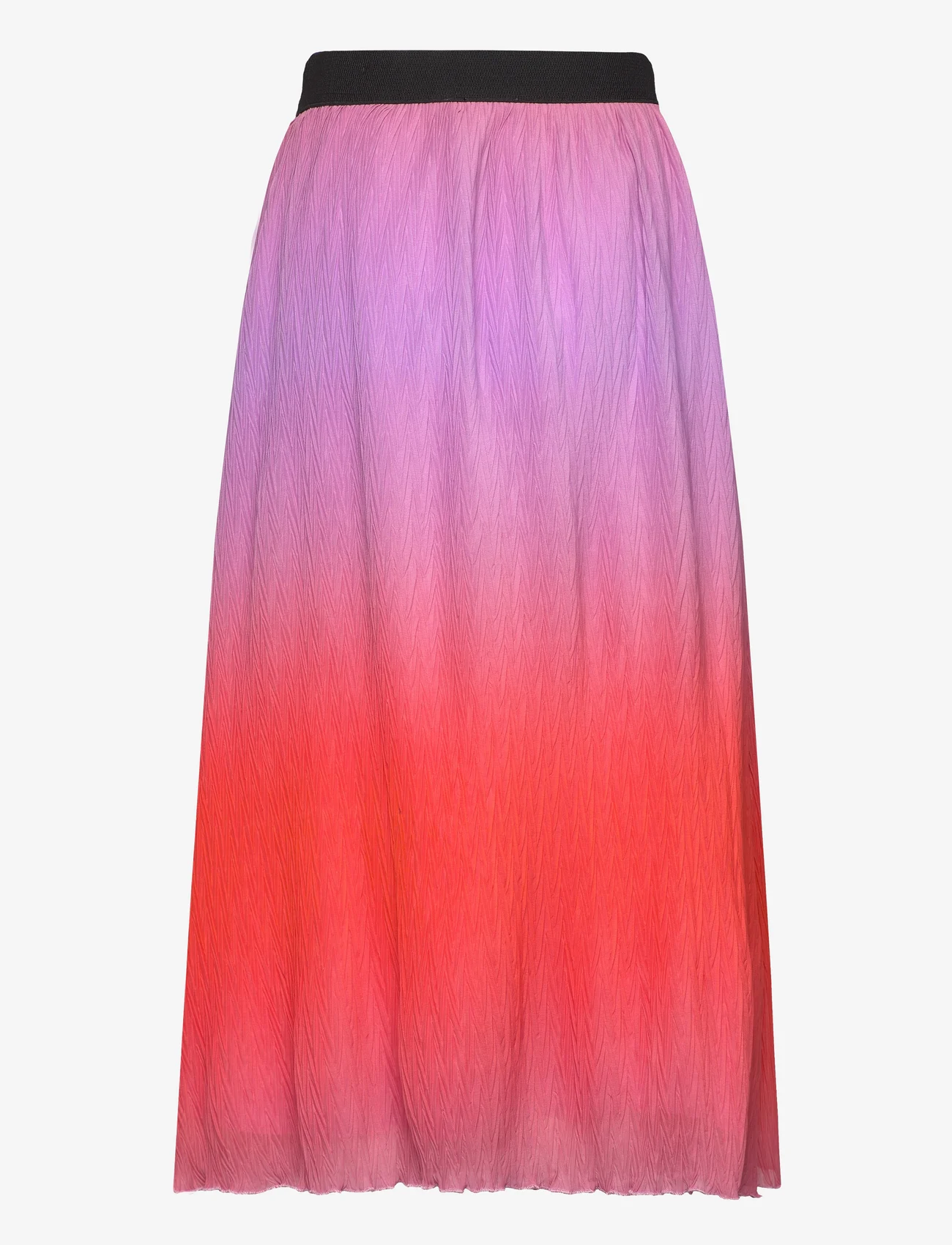 Coster Copenhagen - Plissé skirt in dip dye - midihameet - two color plisse - 1