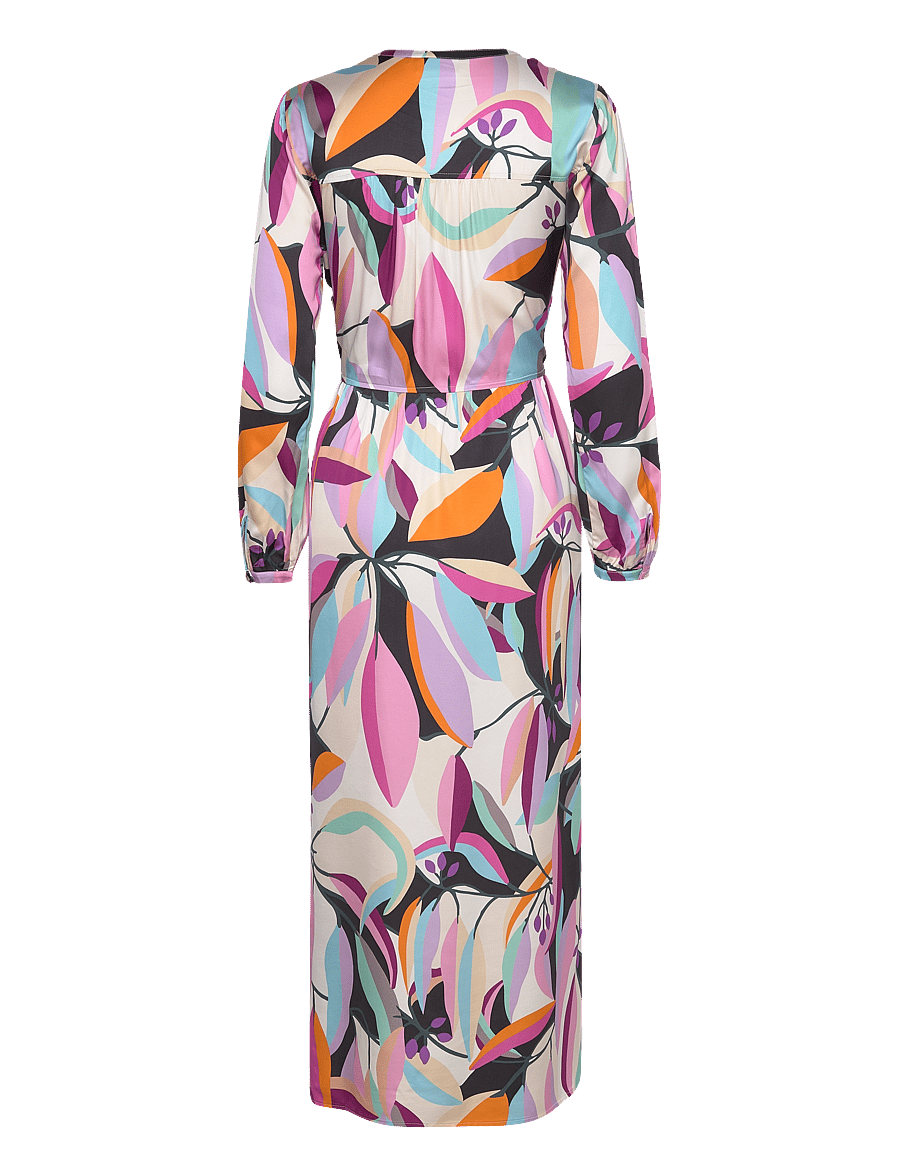 Coster Copenhagen - Dress in multi leaf print - multi leaf print - 1