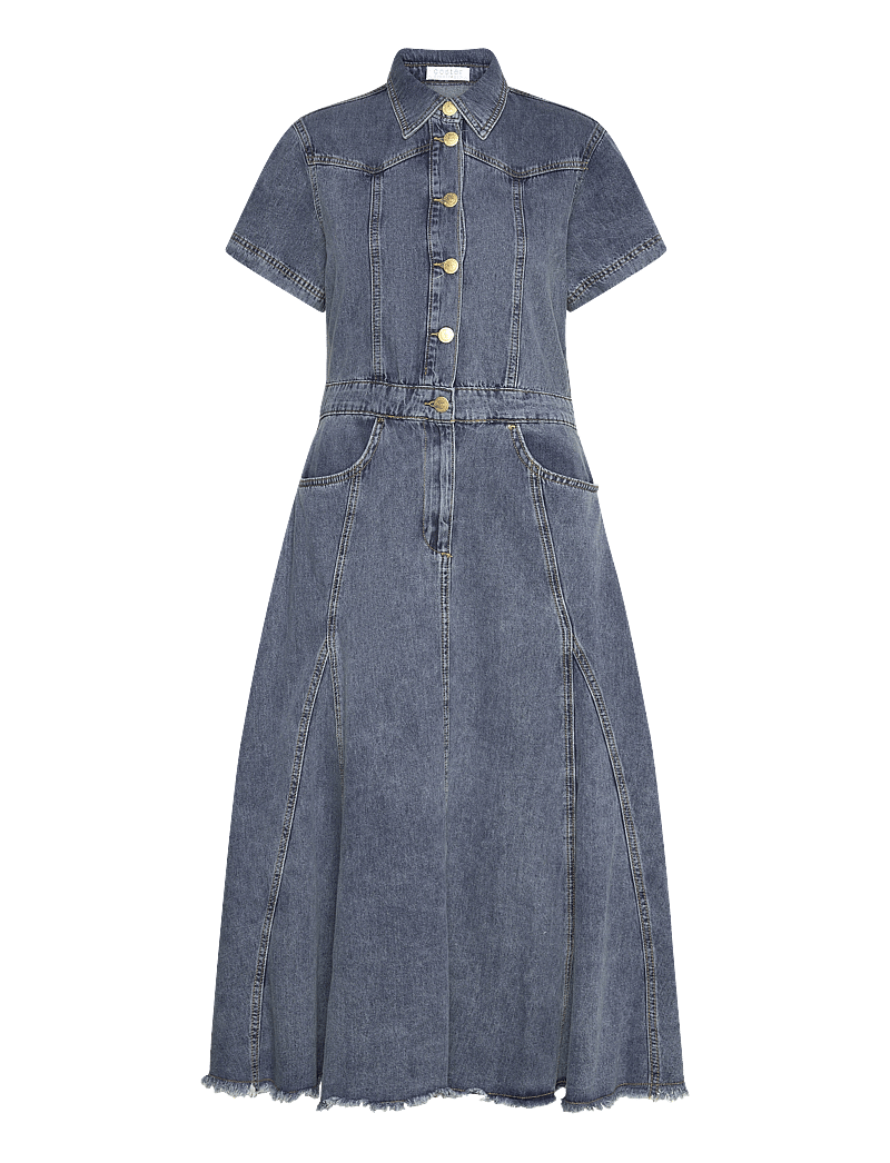 Coster Copenhagen Denim Dress – midi dresses – shop at Booztlet