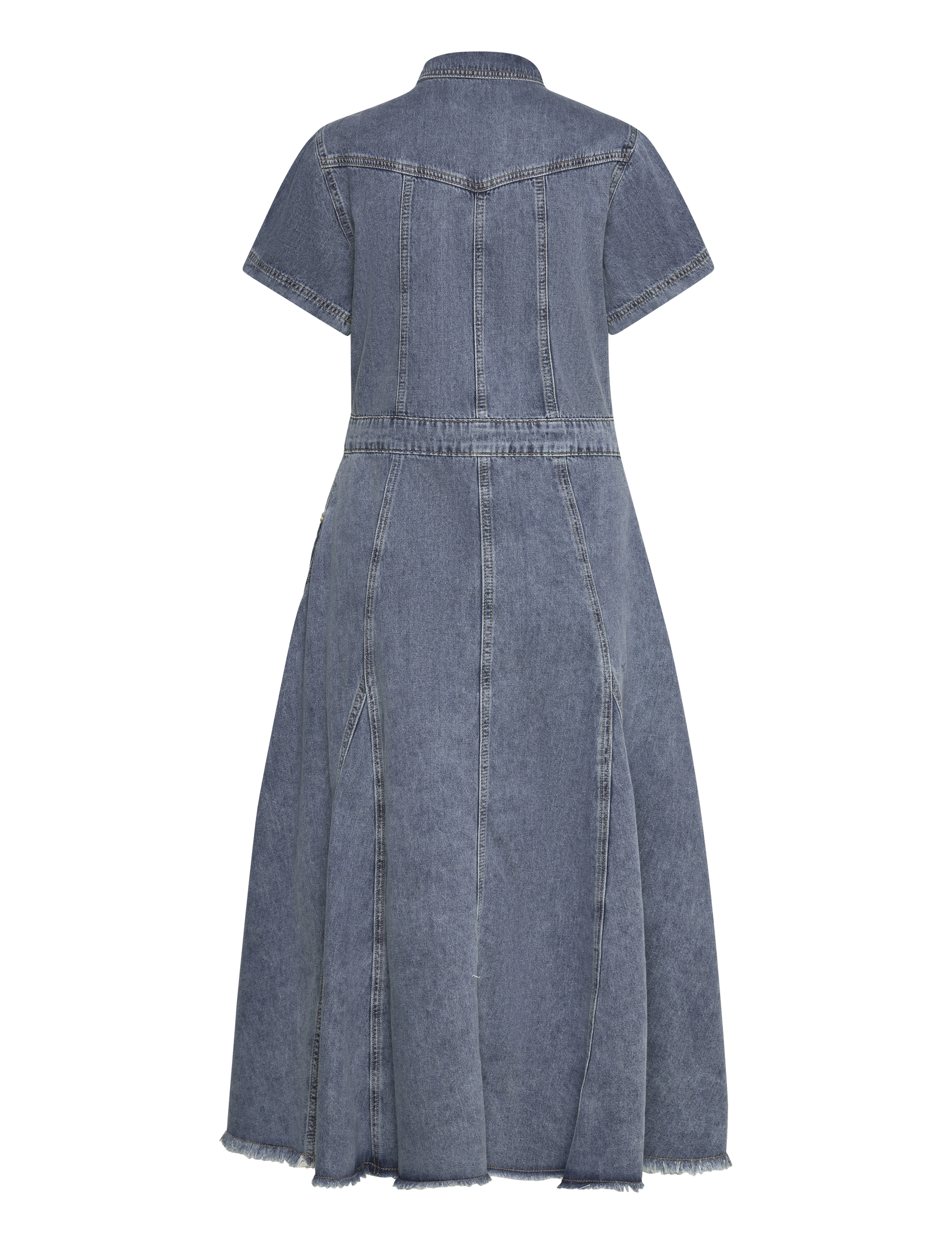 Coster Copenhagen - Denim dress - cowboykjoler - denim blue - 1
