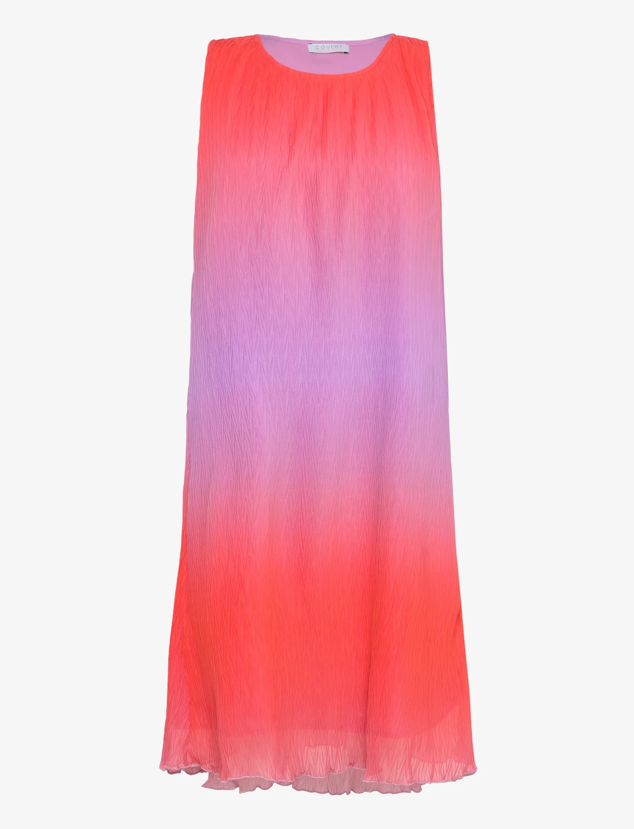 Coster Copenhagen - Plissé dress in dip dye - summer dresses - two color plisse - 0
