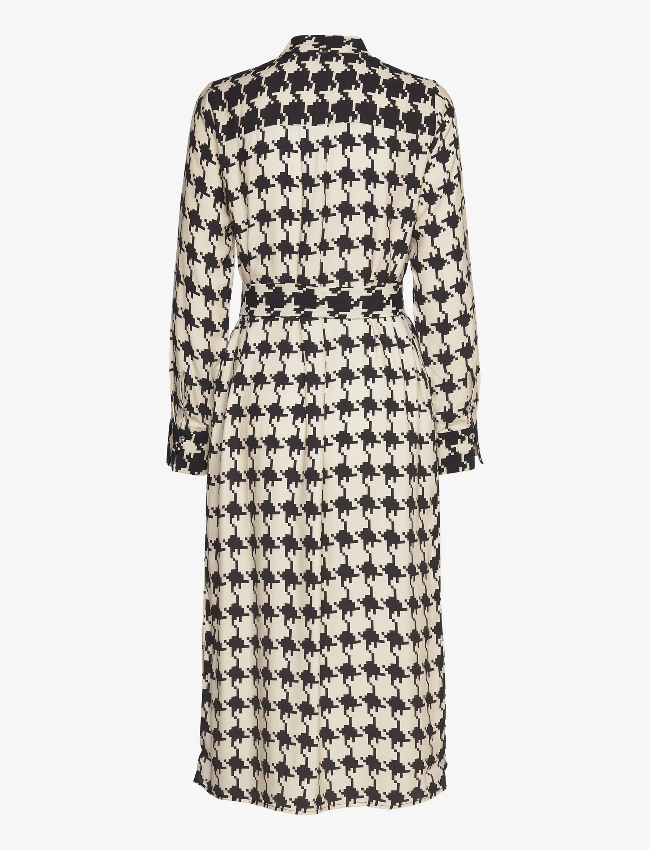 Coster Copenhagen - Long dress in houndstooth print - midi dresses - houndstooth mix print - 1