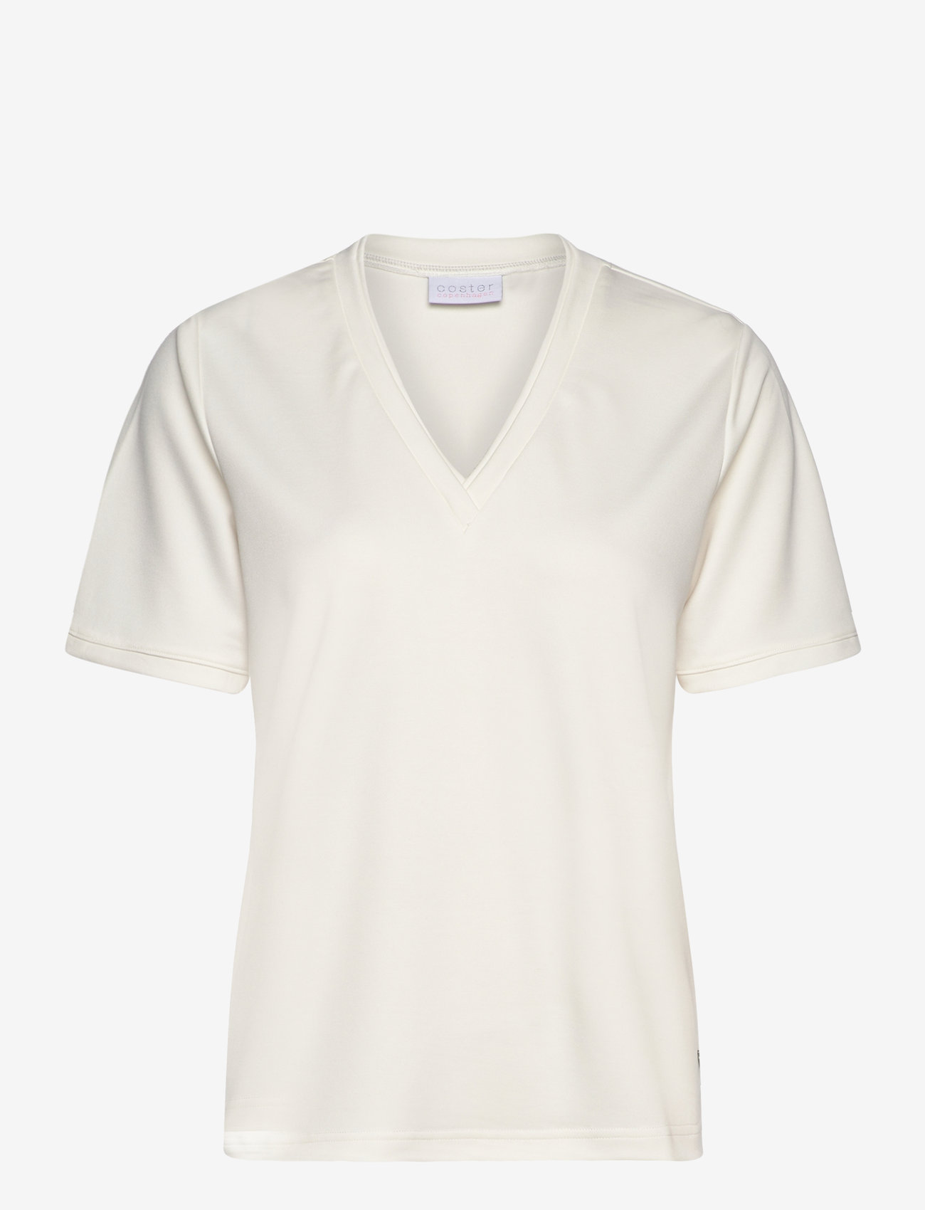 Coster Copenhagen - Jersey top - efterårstøj - white - 0