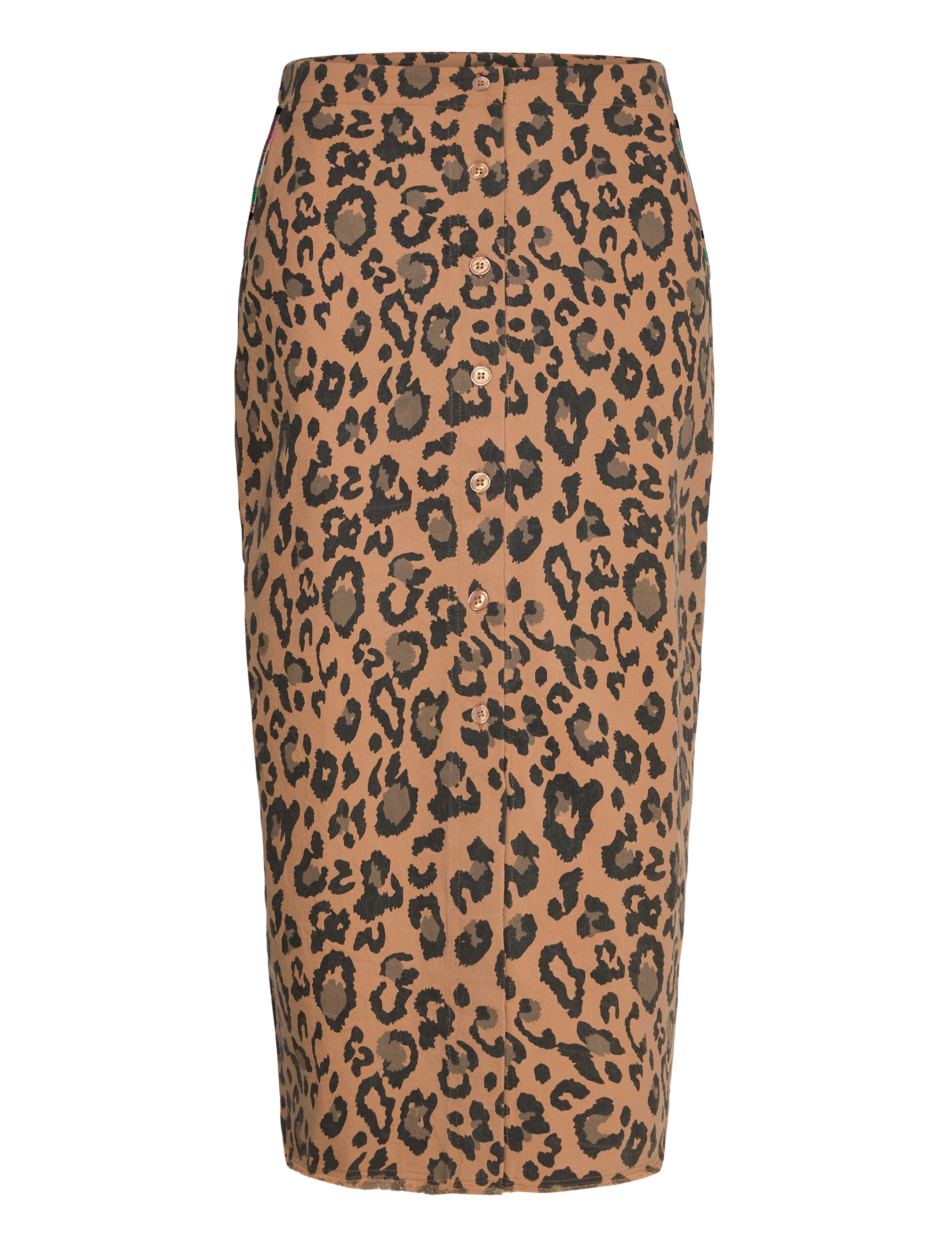 Coster Copenhagen Skirt in blurry leo print - Nederdele - BLURRY LEO PRINT / beige