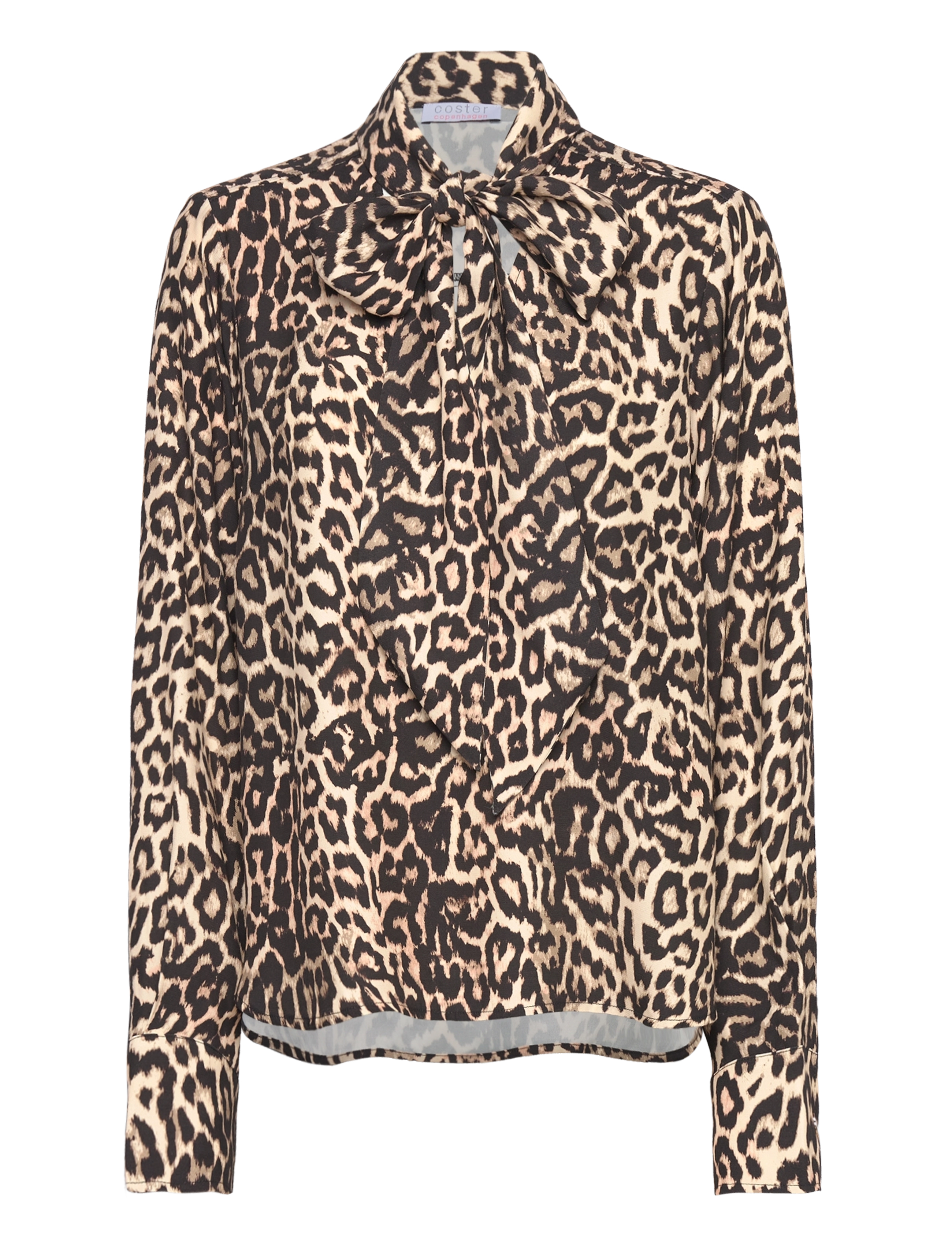COSTER COPENHAGEN Shirt In Leo Print Braun - 36 - Damen