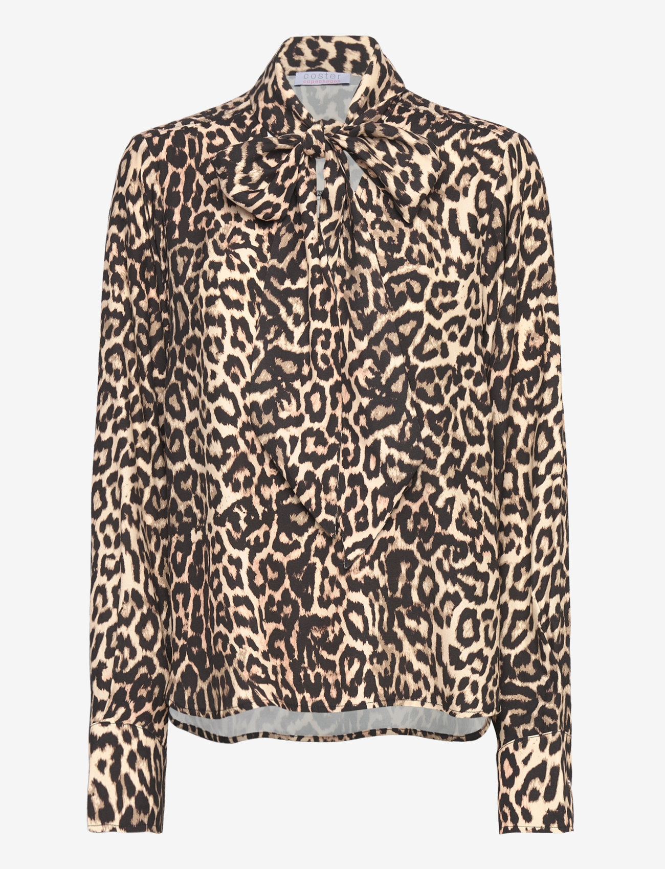 Coster Copenhagen - Shirt in leo print - pitkähihaiset puserot - leo print - 0