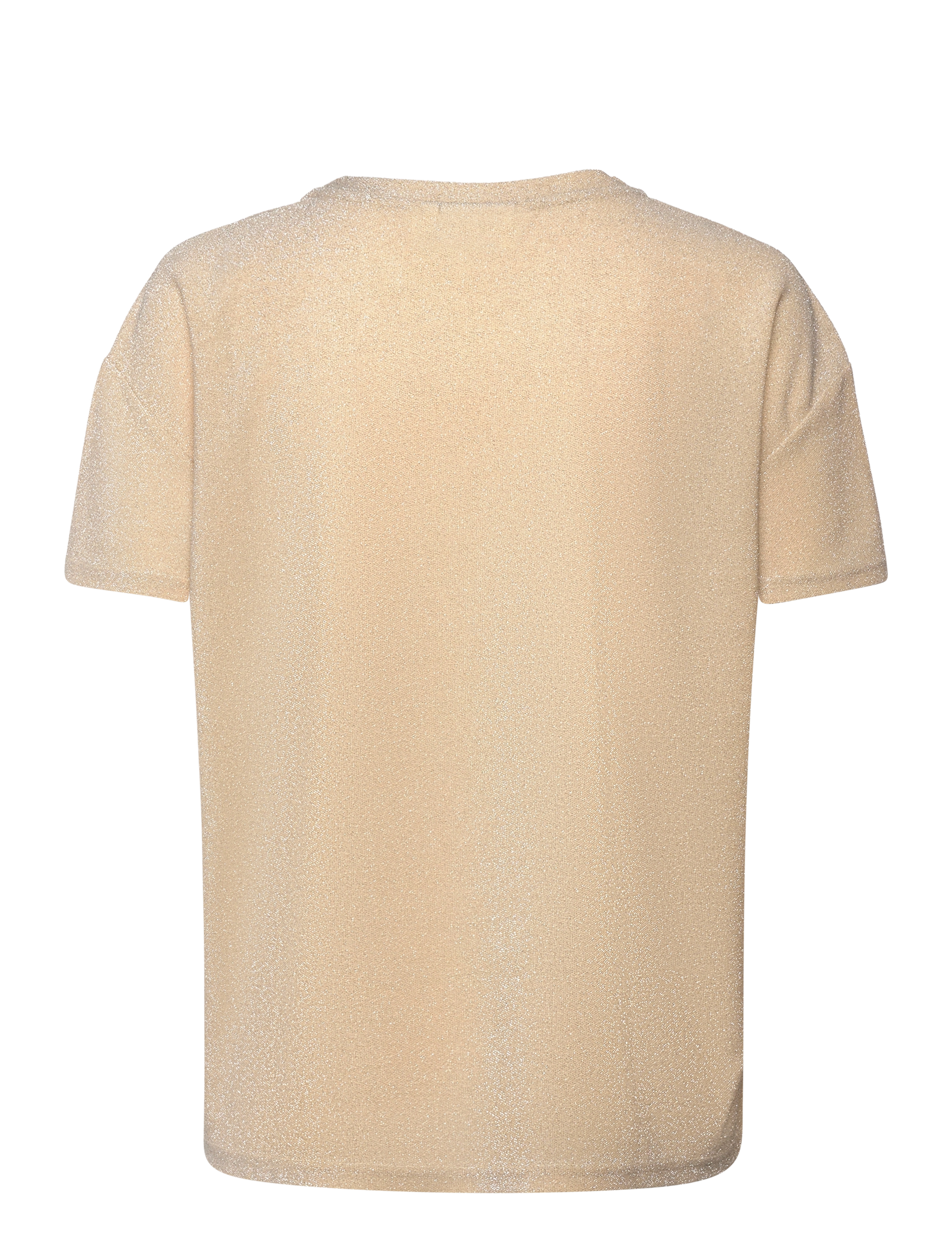Coster Copenhagen - T-shirt with shimmer - t-shirts - creme - 1