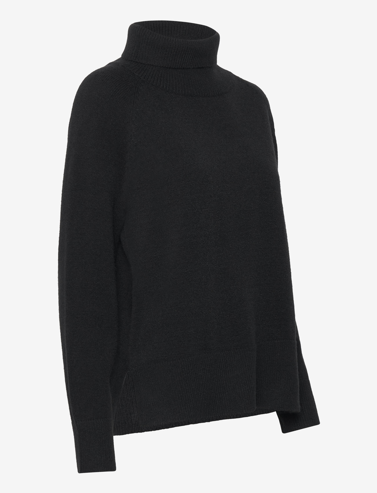 Coster Copenhagen - Sweater with high neck - Comfy knit - rullekraver - black - 2