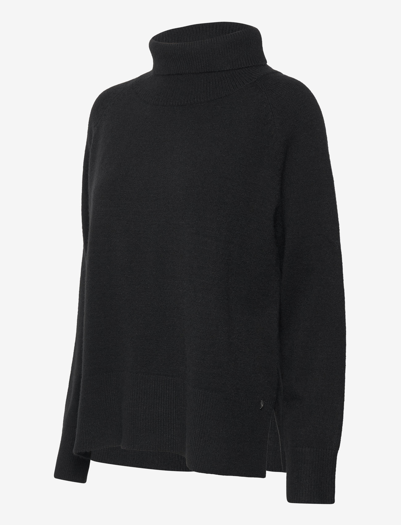 Coster Copenhagen - Sweater with high neck - Comfy knit - rullekraver - black - 3