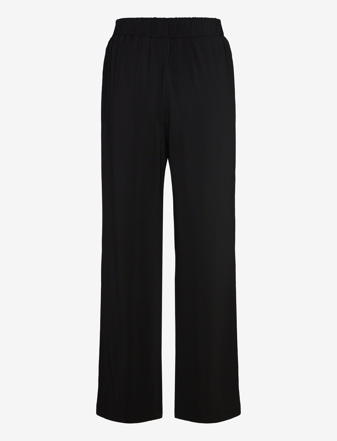 Coster Copenhagen - Jersey Pants - Sille fit - bukser med brede ben - black - 1