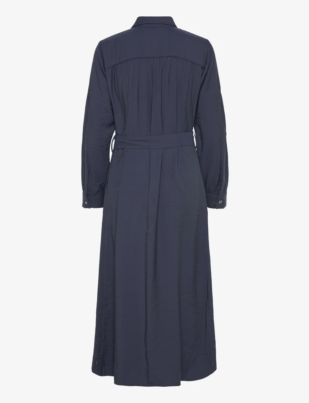 Coster Copenhagen - Dress with belt - skjortekjoler - dark blue - 1
