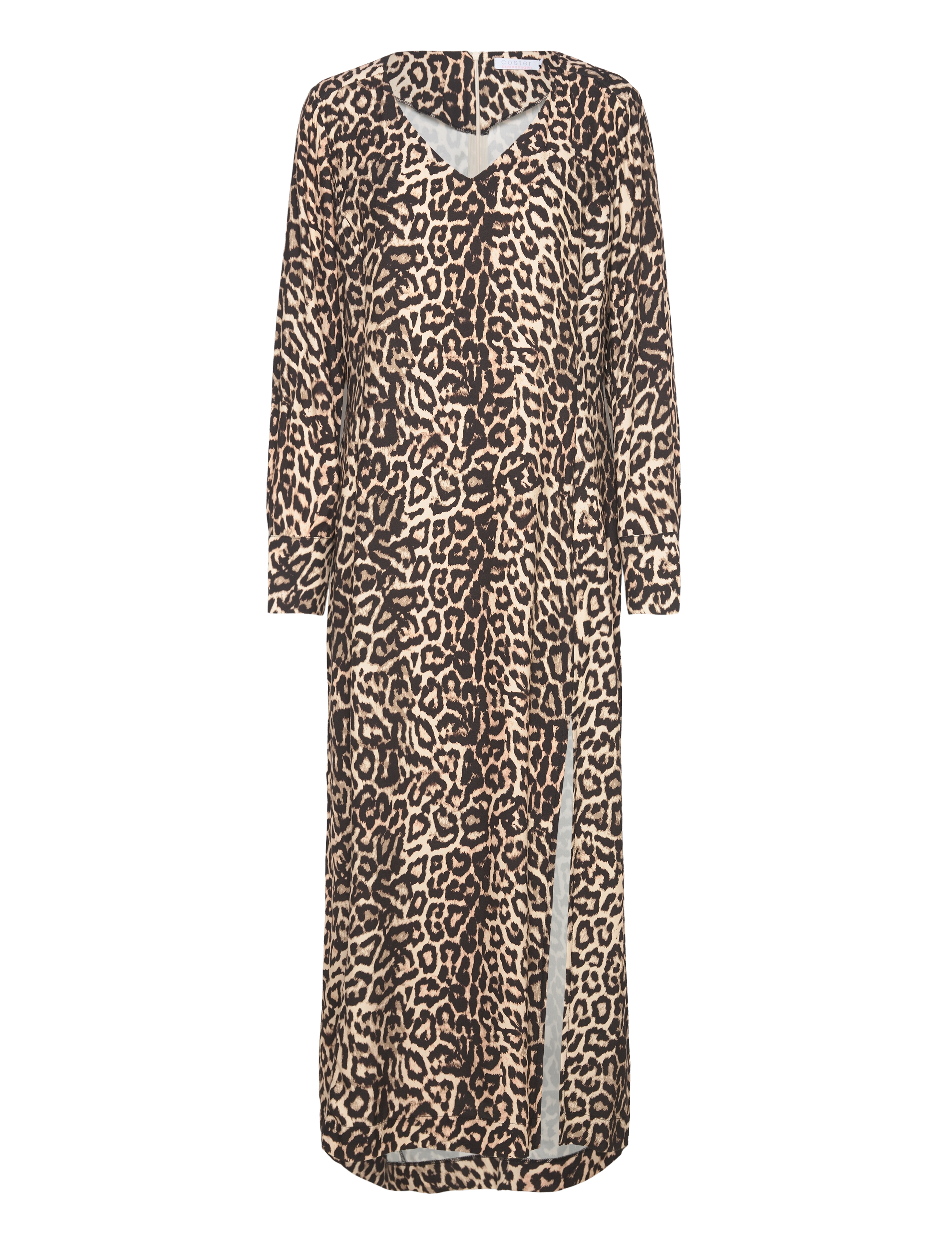 Coster Copenhagen Dress In Leo Print, 40, Dresses, Braun - Knee-length & Midi, Frauen
