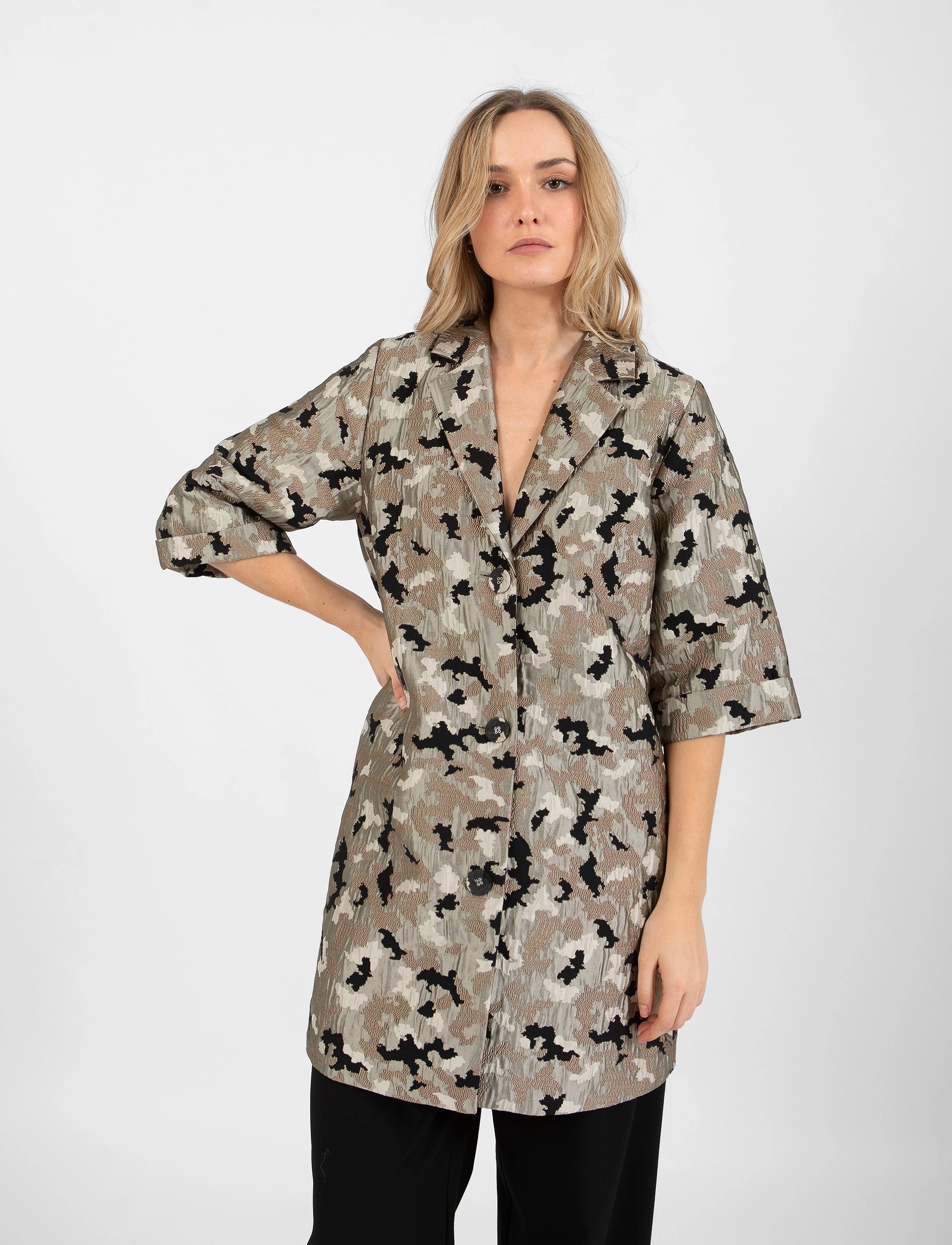 Coster Copenhagen Jacquard Jacket, 38, Jackets, Mehrfarbig/gemustert - Light-summer Frauen