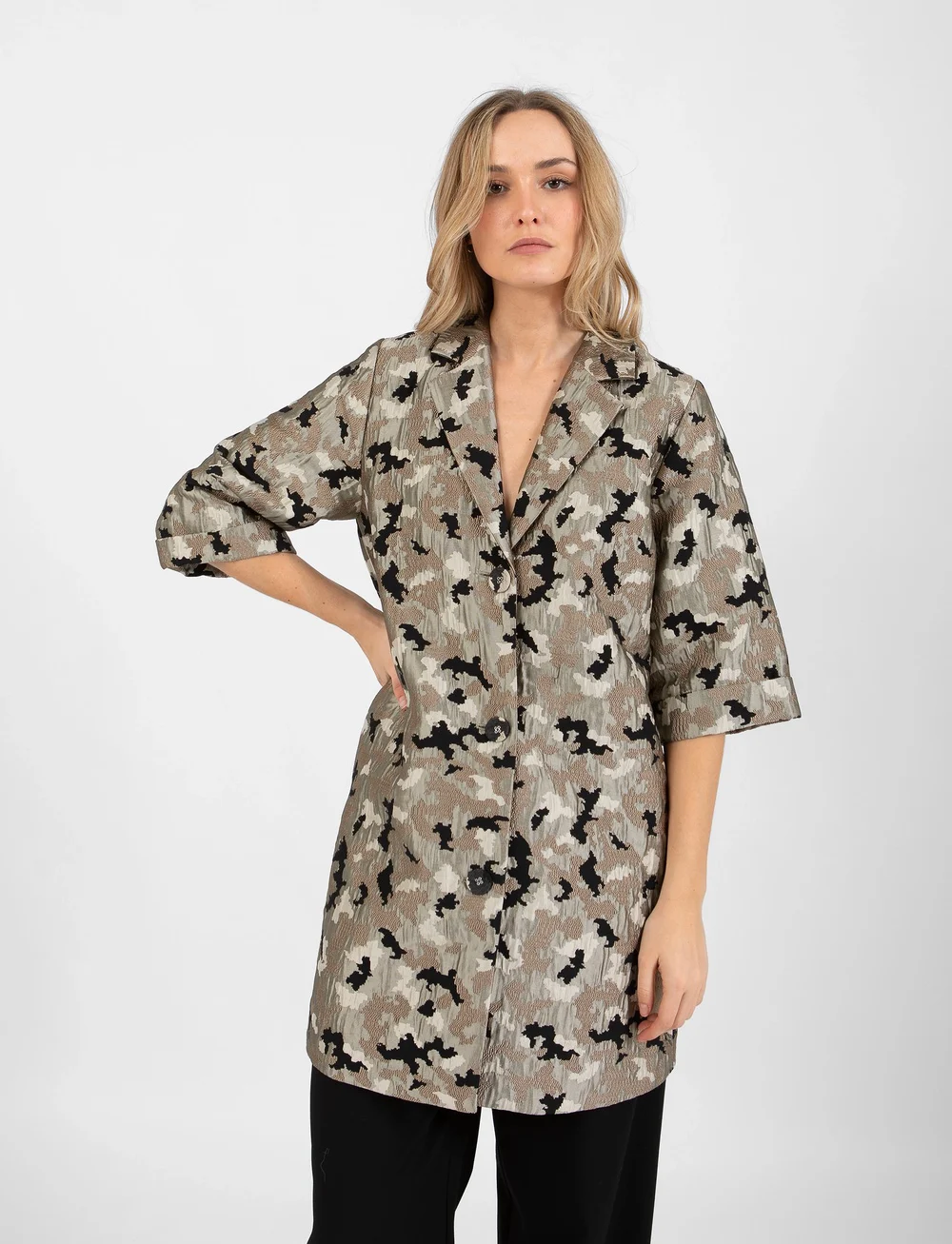 Coster Copenhagen - Jacquard jacket - efterårsjakker - graphic jaquard - 0