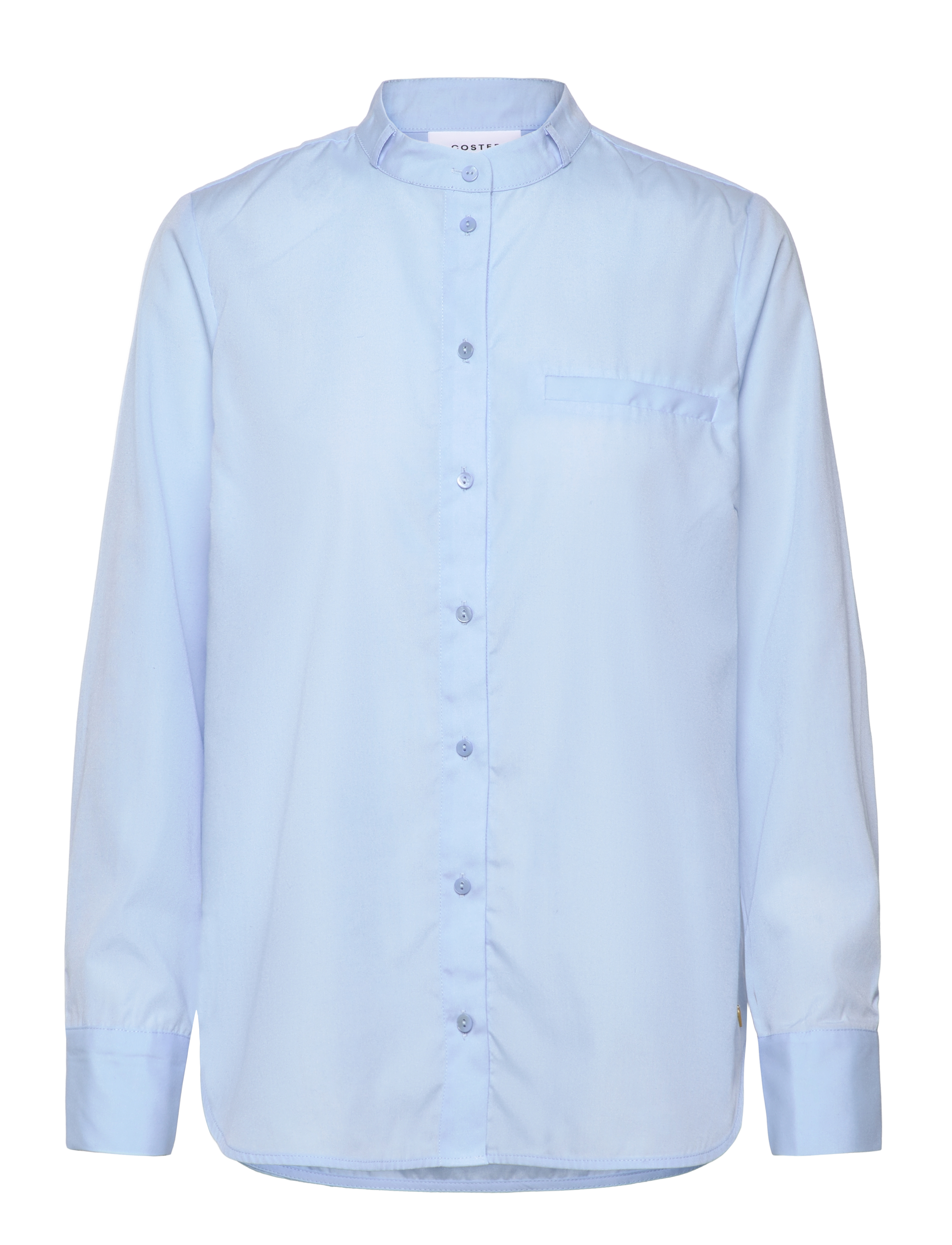 Coster Copenhagen - Shirt with rose necklace - langärmlige hemden - arctic blue - 2