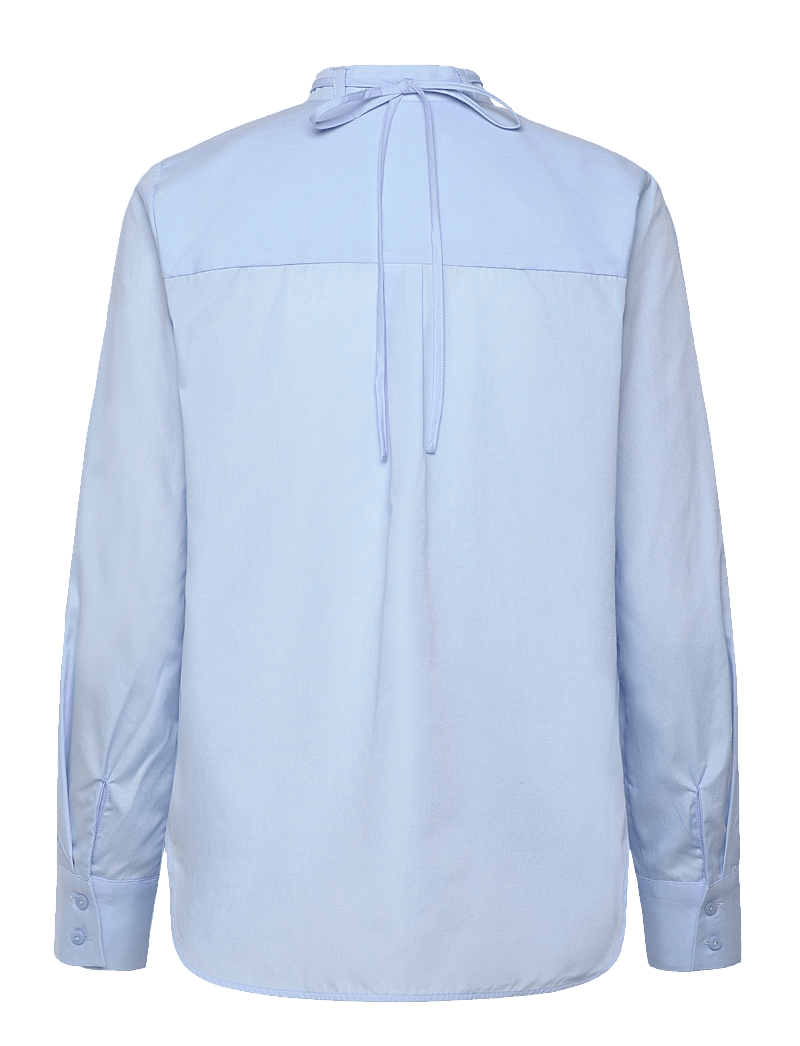 Coster Copenhagen - Shirt with rose necklace - langärmlige hemden - arctic blue - 3