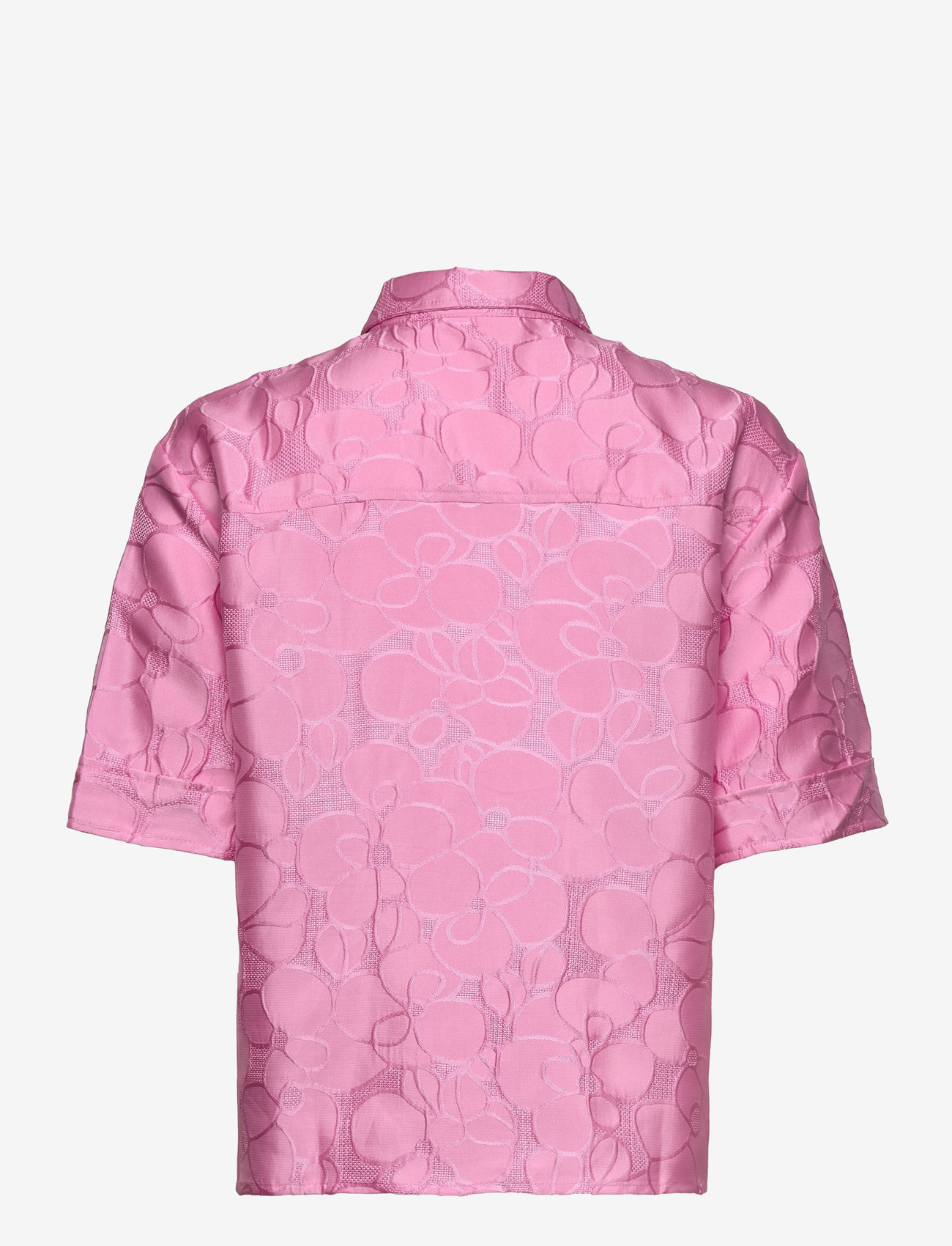 Coster Copenhagen - Shirt with short wide sleeves - magenta - 2