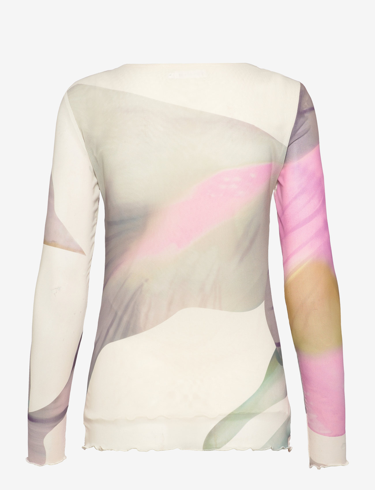 Coster Copenhagen - Mesh top in liqued flower print - pikkade varrukatega alussärgid - liquid flower print - 2