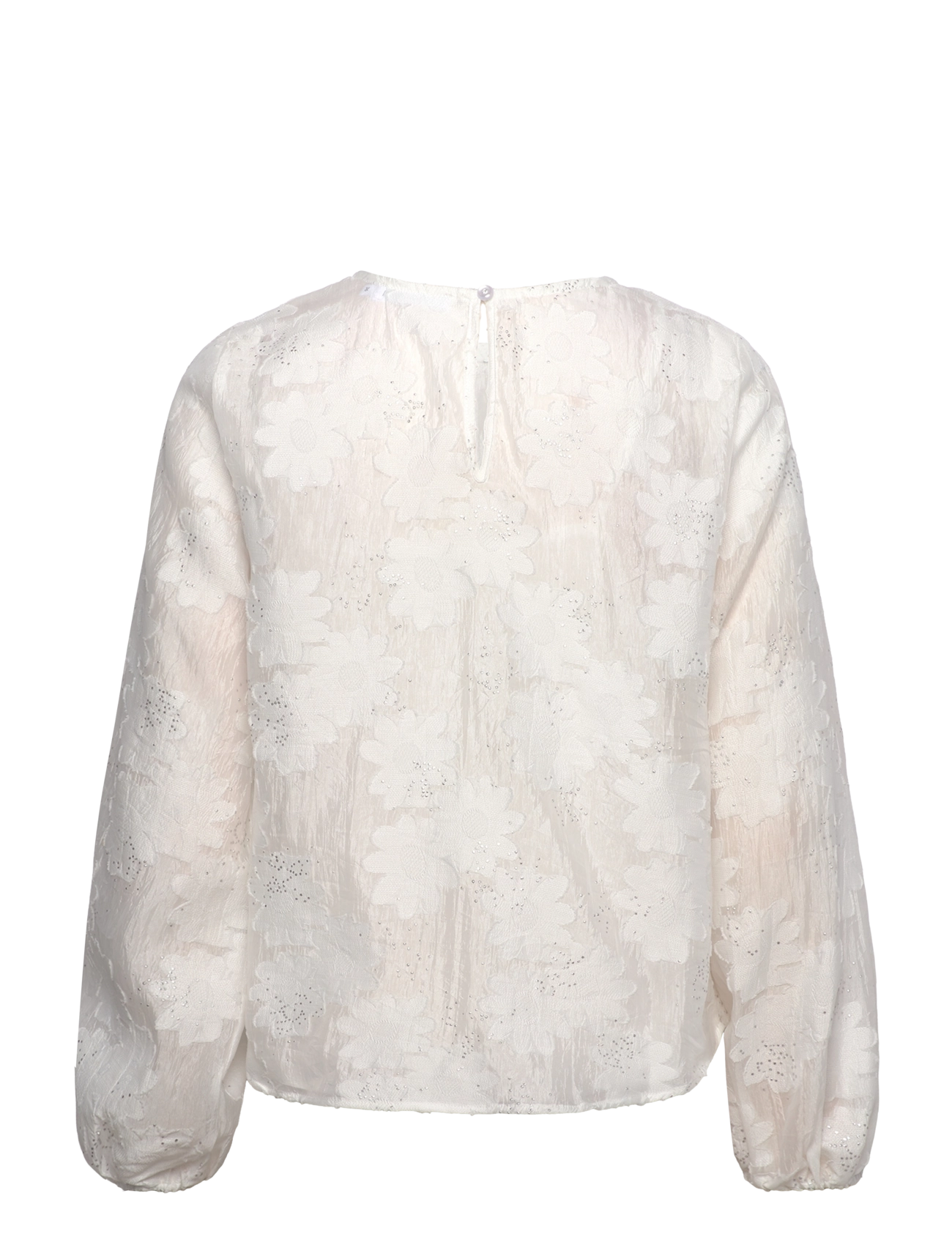 Coster Copenhagen - Blouse with ballon sleeves - langerma blússur - white - 2