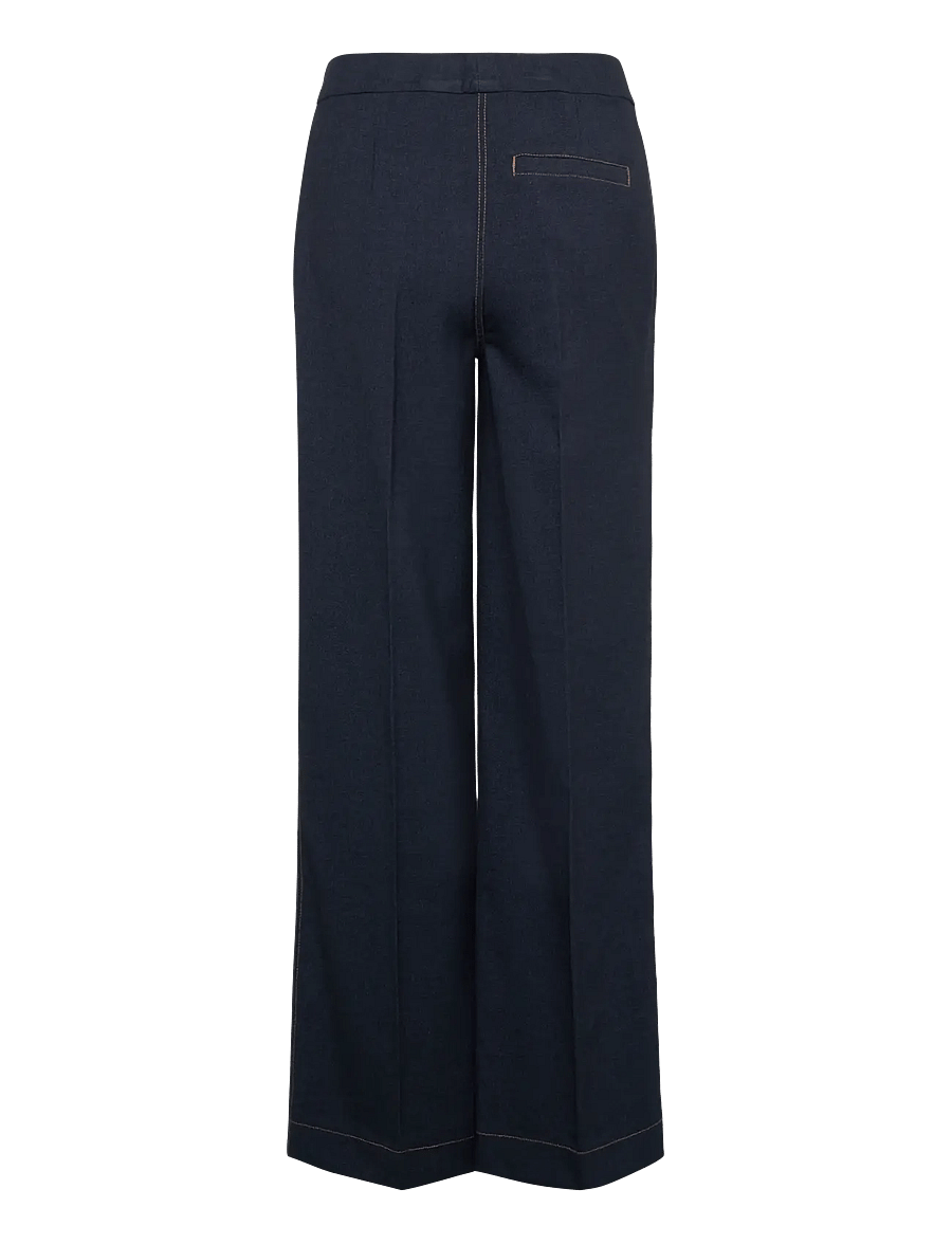 Coster Copenhagen - Petra pants with stitches - PETRA f - hosen mit weitem bein - night blue - 2