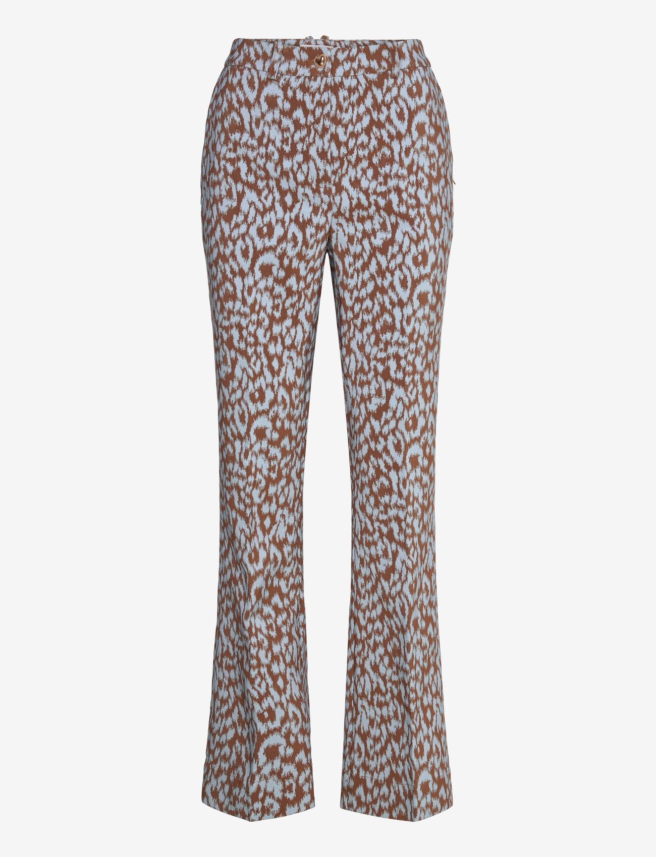 Coster Copenhagen - Leo pants - LUCIA fit - dzwony - ice leo jaquard - 1
