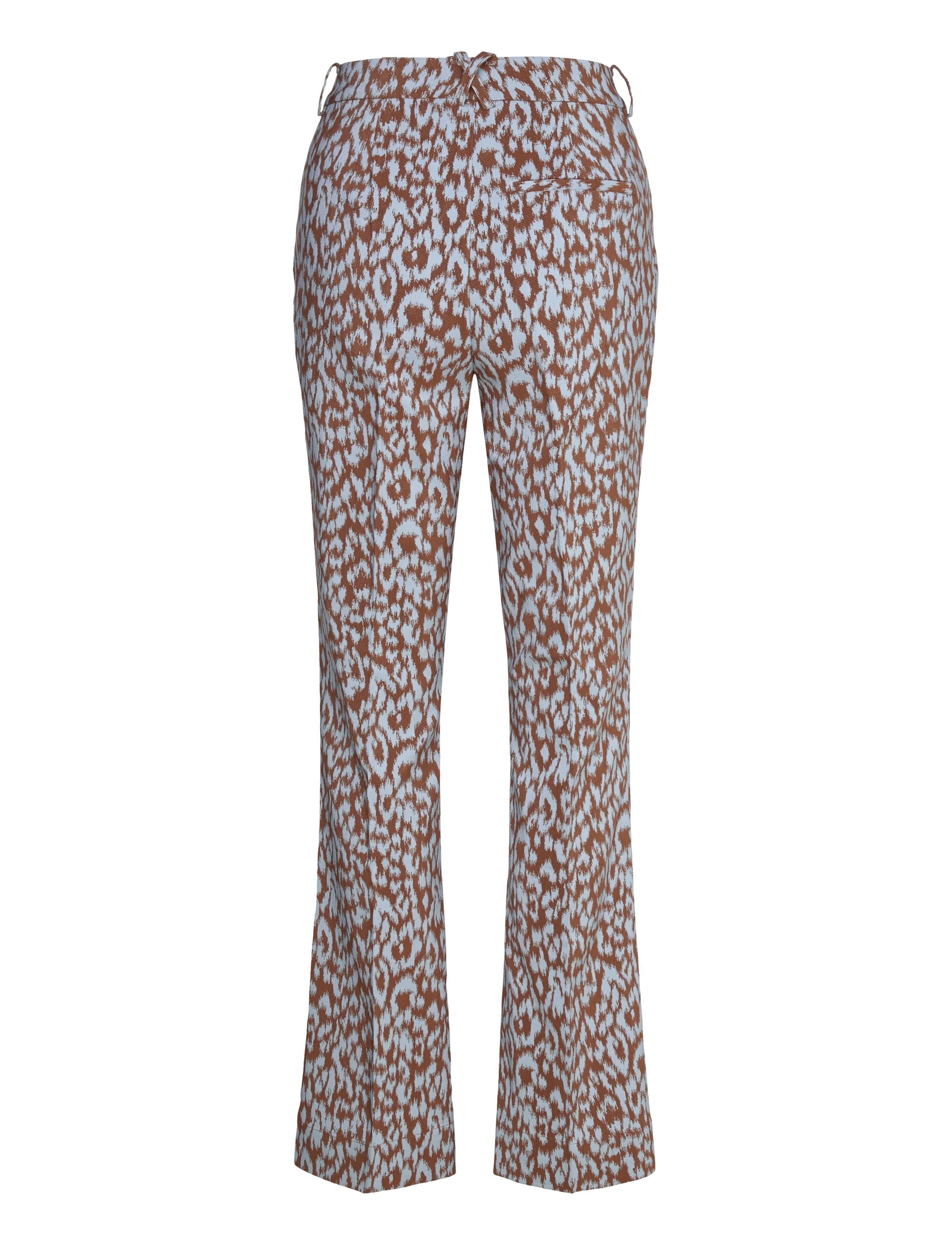 Coster Copenhagen - Leo pants - LUCIA fit - utsvängda byxor - ice leo jaquard - 2