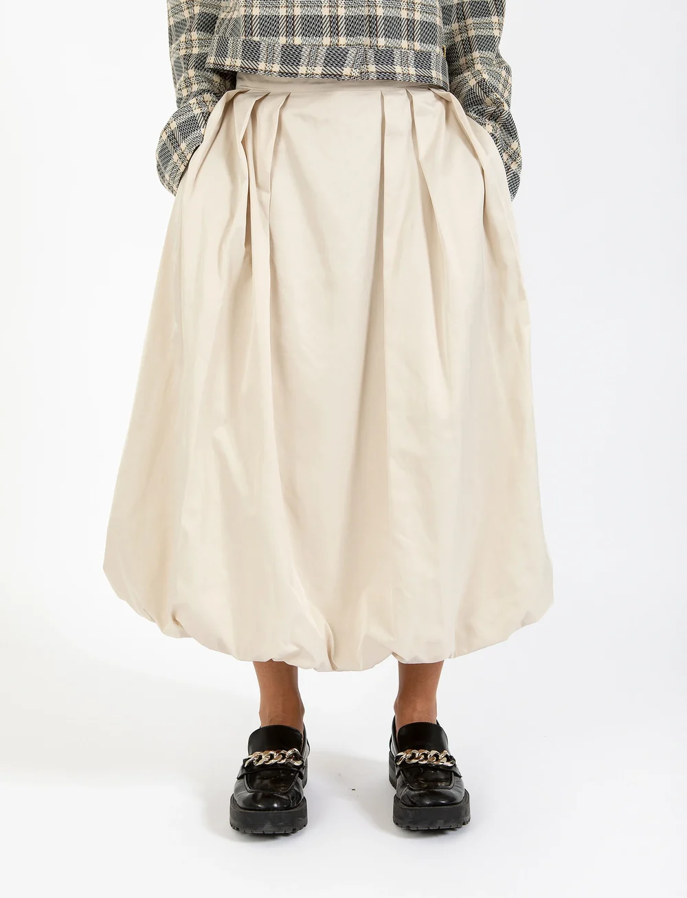 Coster Copenhagen - Ballon skirt - midi nederdele - desert sand - 4