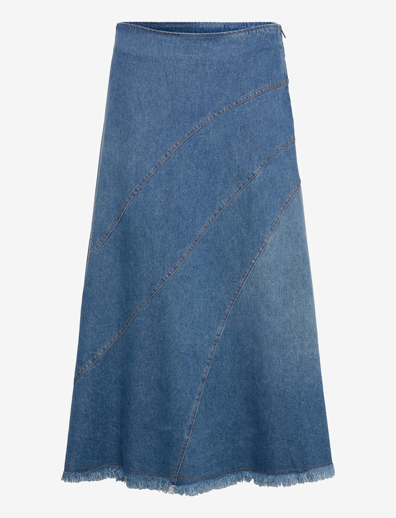 Coster Copenhagen - Denim skirt - jeansröcke - denim blue - 1