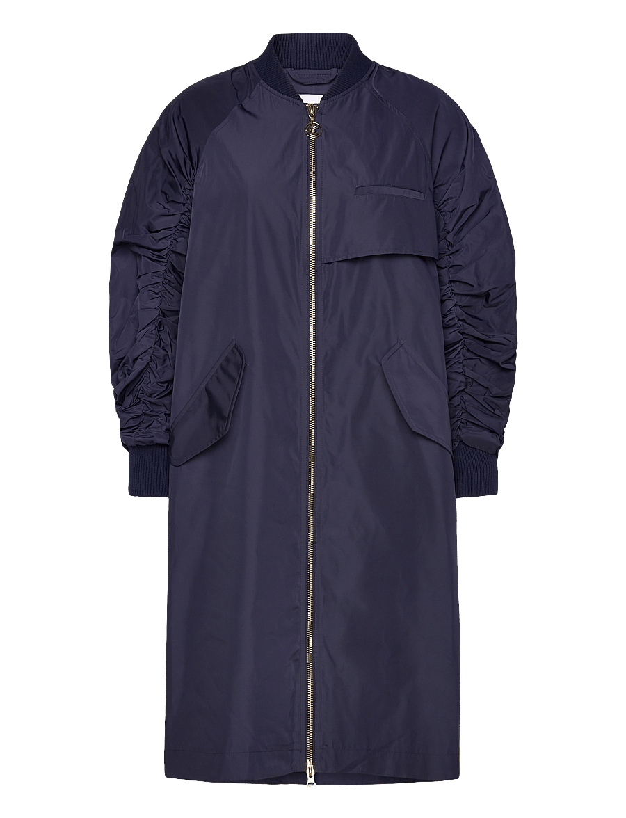 Coster Copenhagen - Bomber jacket - spring jackets - deep navy blue - 1