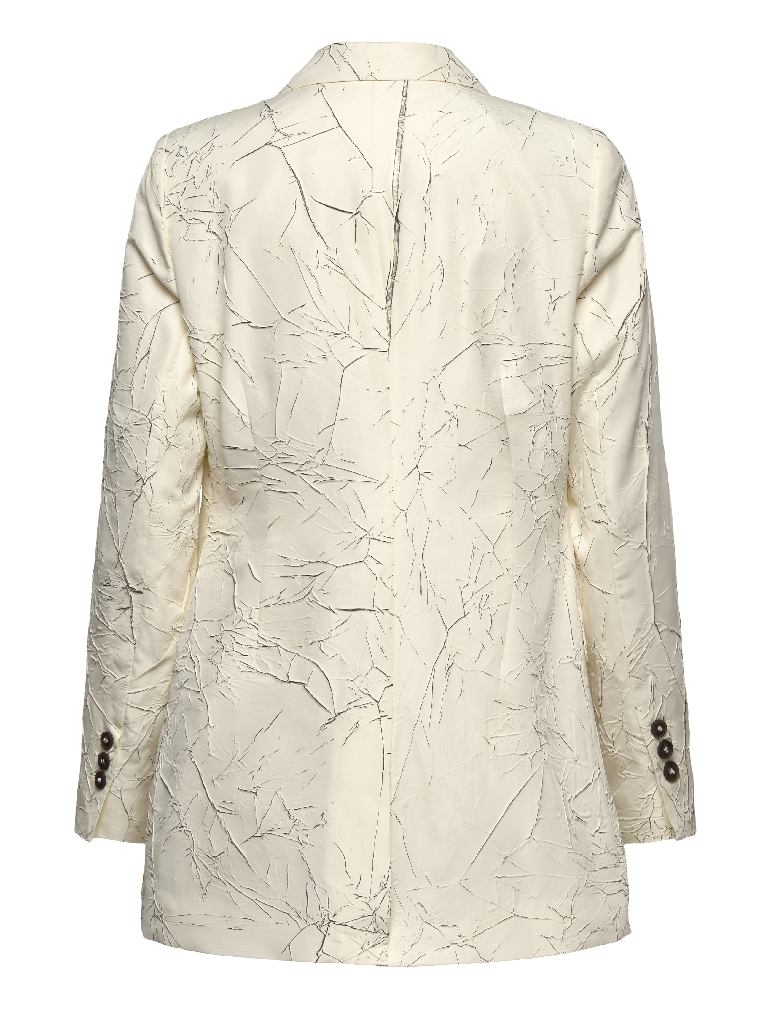 Coster Copenhagen - Crinkled blazer - odzież imprezowa w cenach outletowych - creme / black - 1