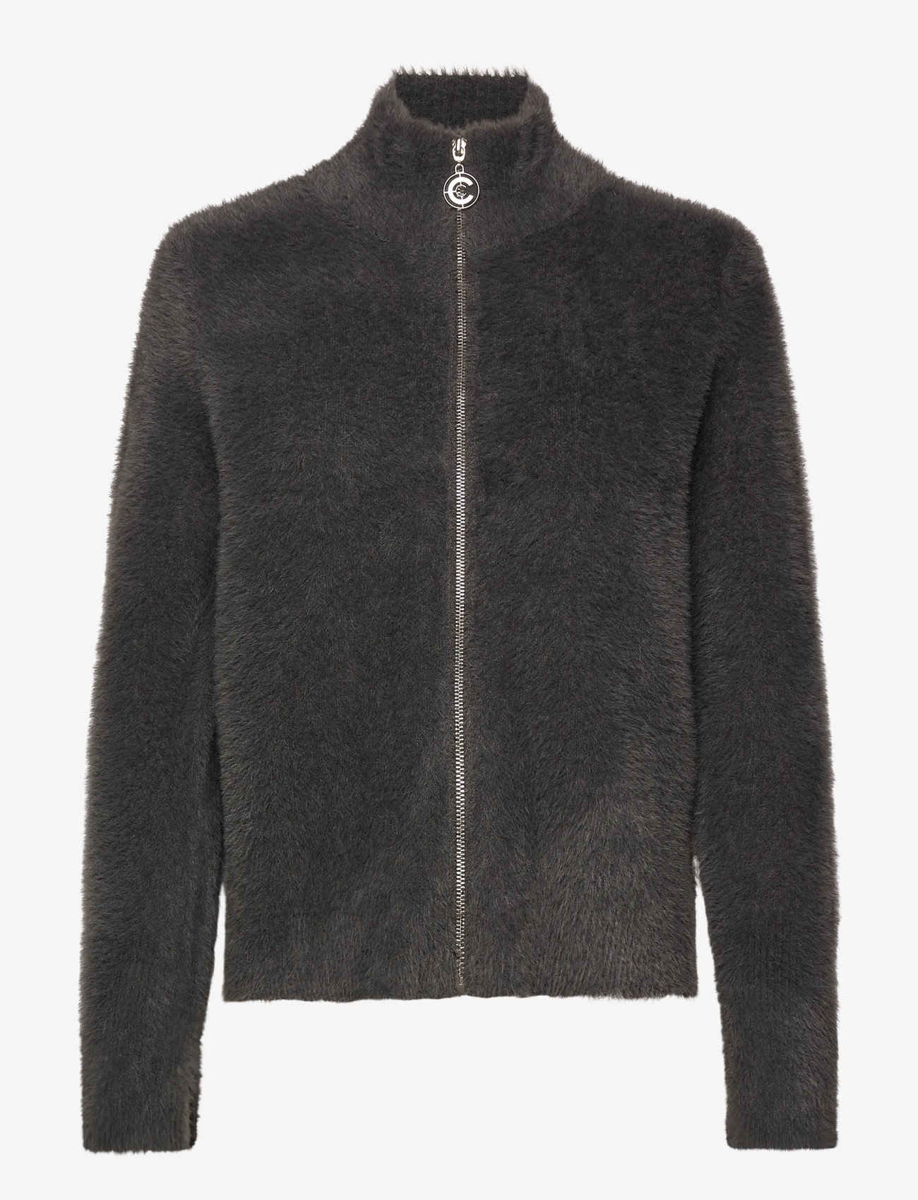 Coster Copenhagen - Fluffy knit cardigan - cardigans - dove grey - 1