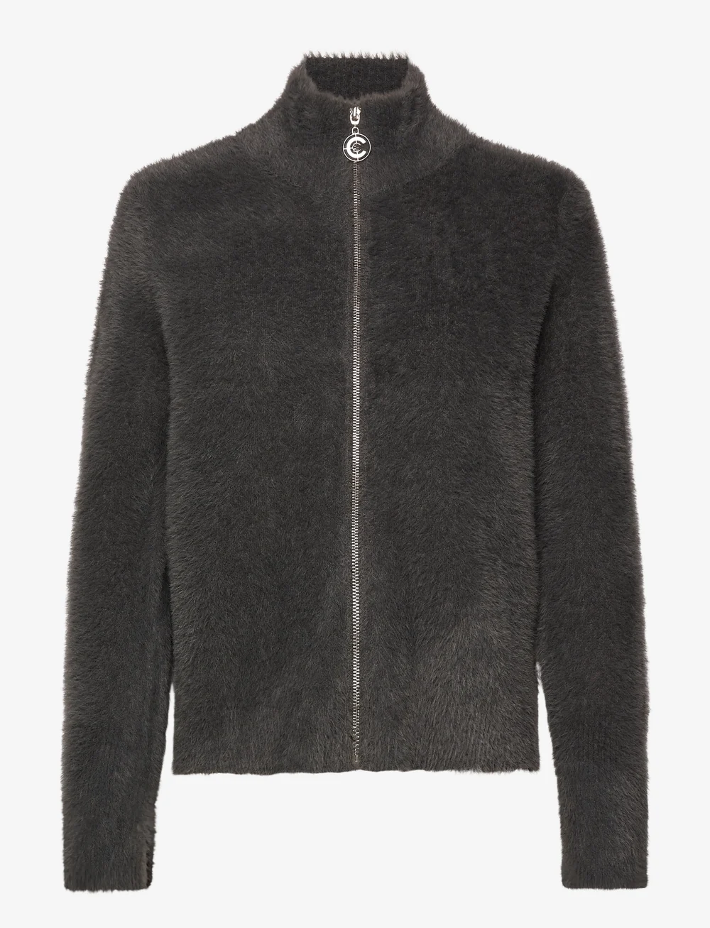 Coster Copenhagen - Fluffy knit cardigan - cardigans - dove grey - 1