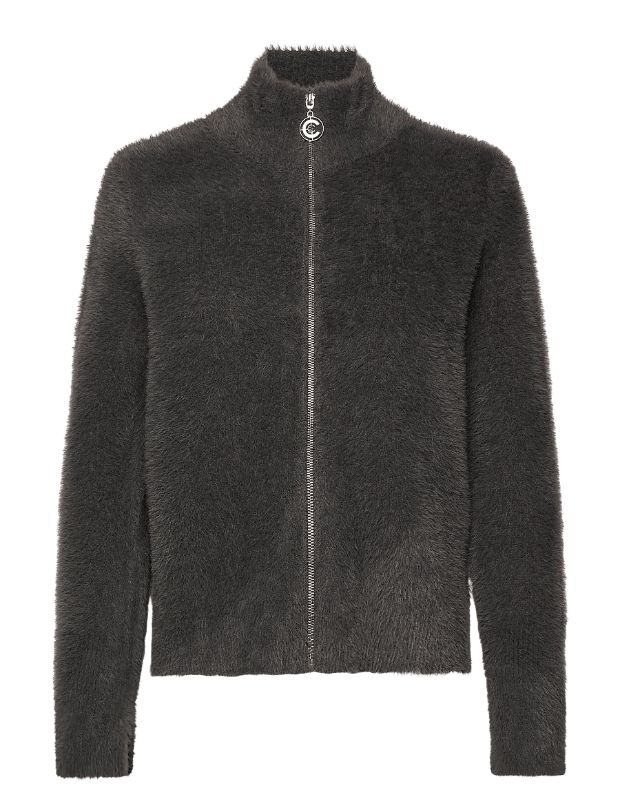 Coster Copenhagen - Fluffy knit cardigan - kardiganid - dove grey - 1