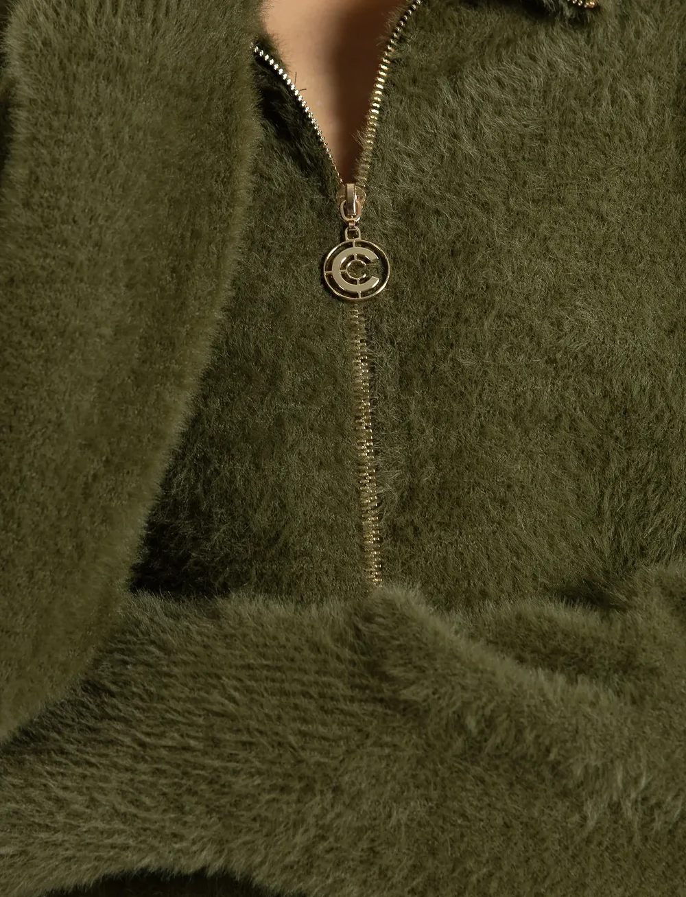 Coster Copenhagen - Fluffy knit cardigan - cardigans - dove grey - 4