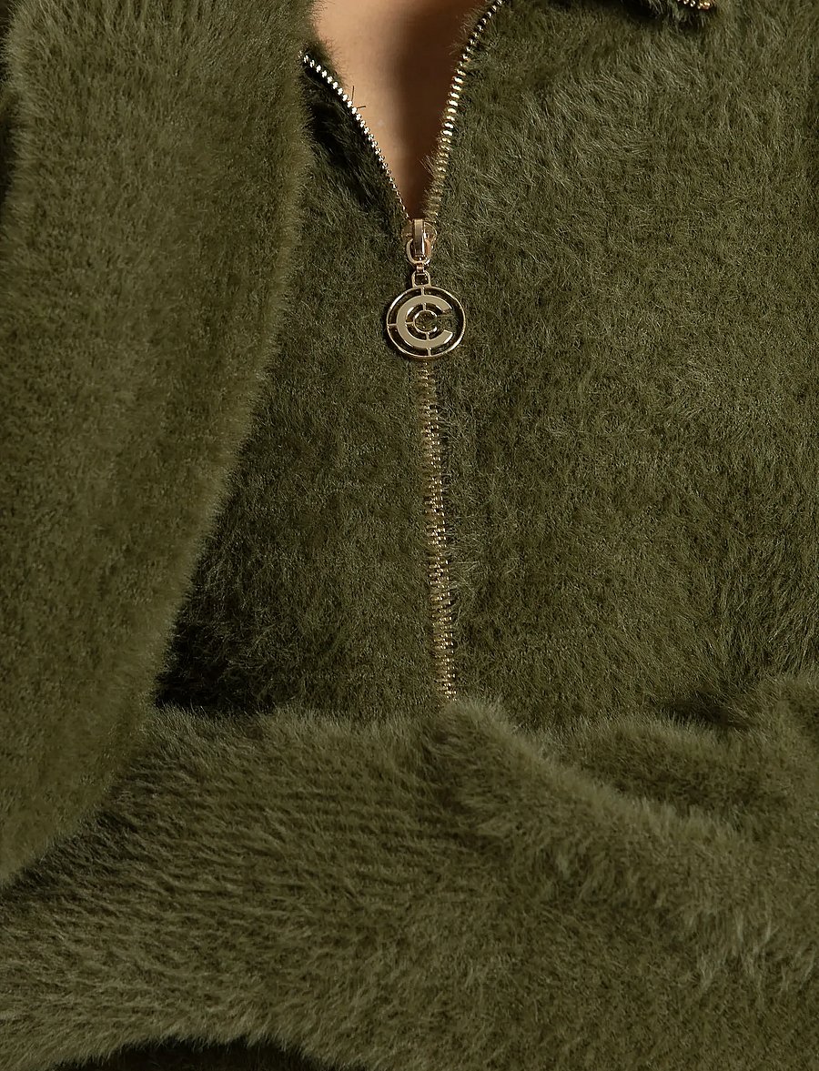 Coster Copenhagen - Fluffy knit cardigan - kardiganid - dove grey - 4