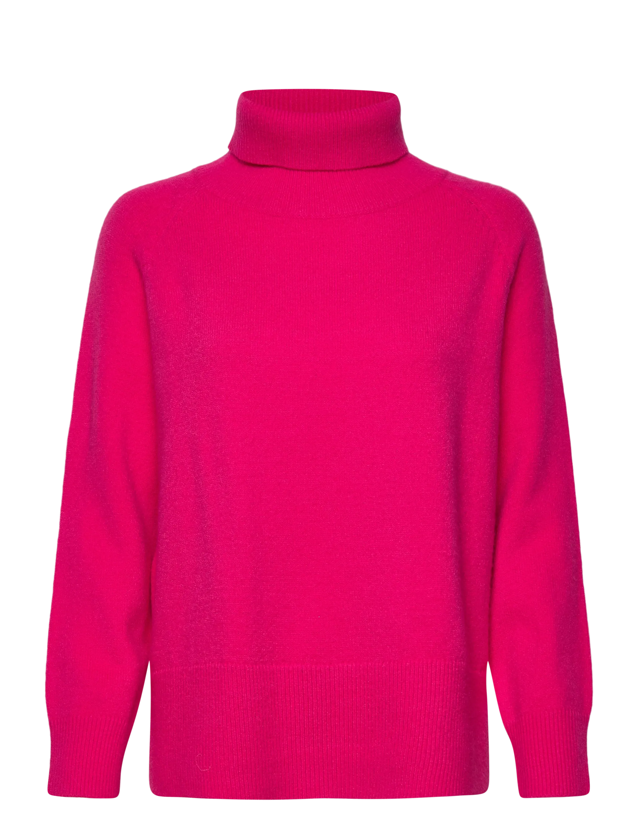 Coster Copenhagen Sweater With High Neck - Comfy, XS, Pink, Strik > Rullekrave, Dame