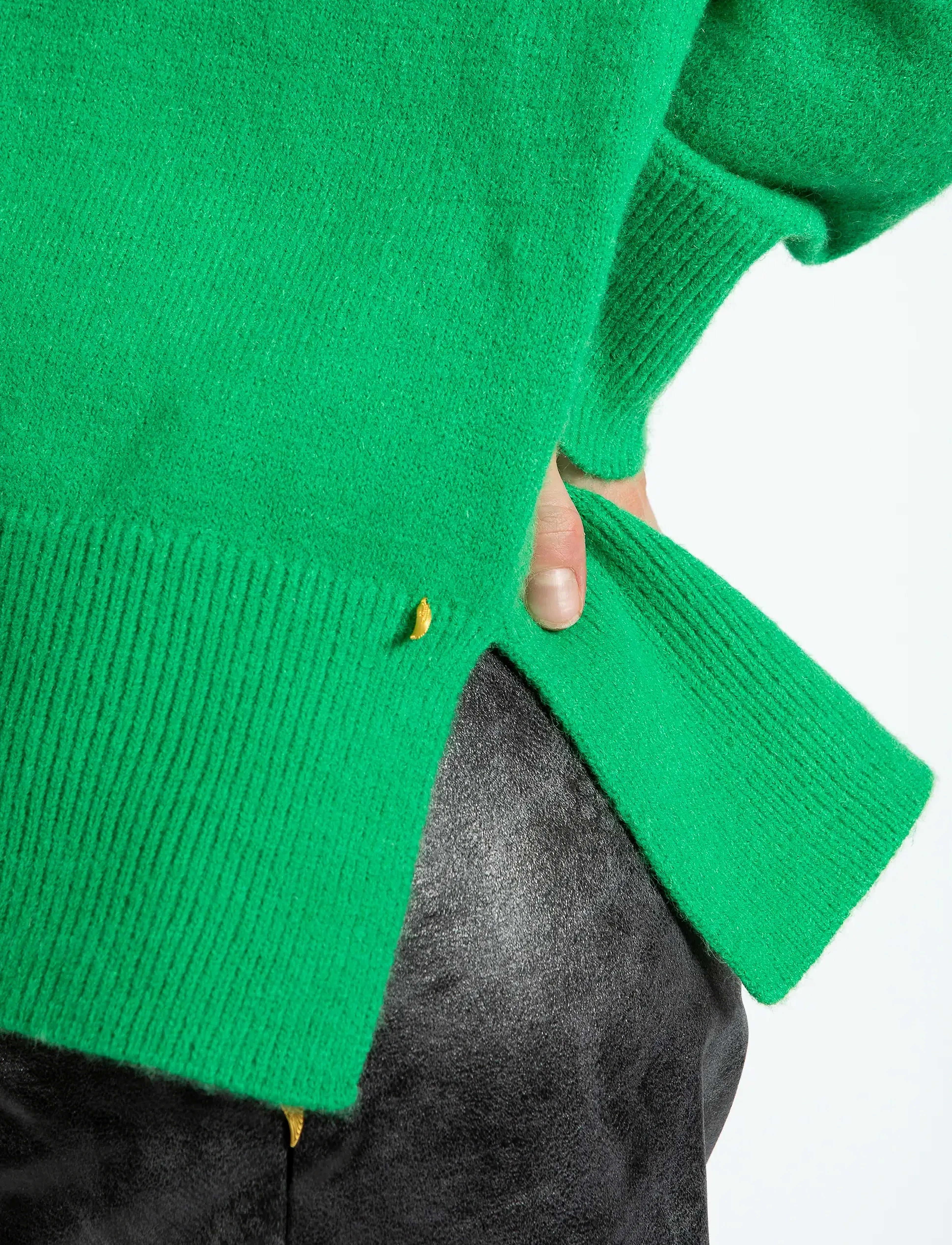 Coster Copenhagen - Sweater with high neck - Comfy - kõrge kaelusega kudumid - lush green - 4